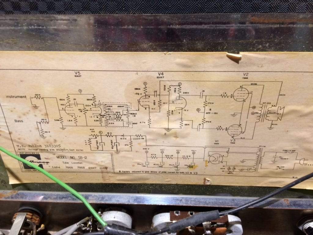 Ampeg SB-12 Portaflex Amp  1965 Amps / Bass Combos