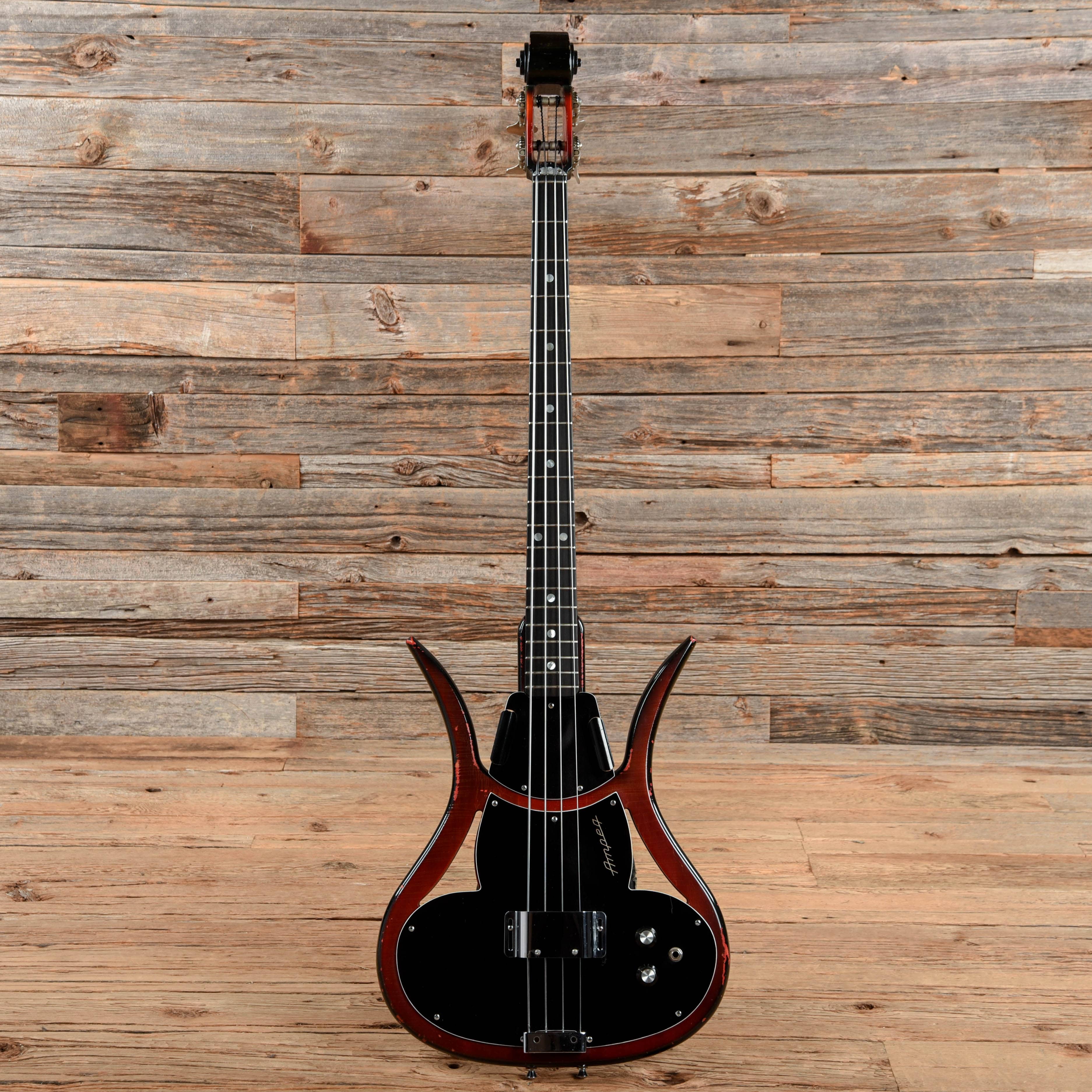 Ampeg ASB-1 Devil Bass Red Burst 1960s Bass Guitars / 4-String