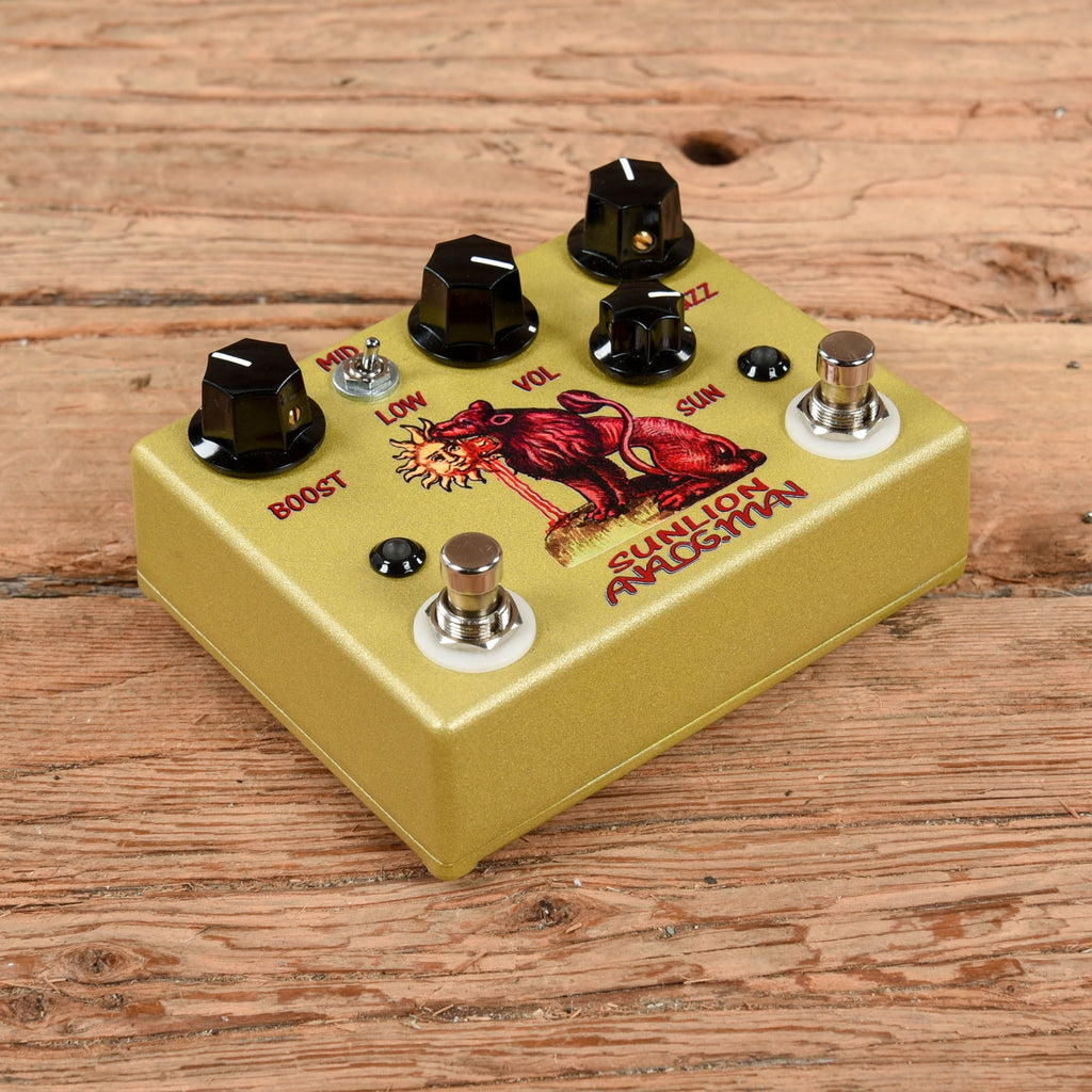 Analogman Sun Lion Fuzz Booster Pedal – Chicago Music Exchange