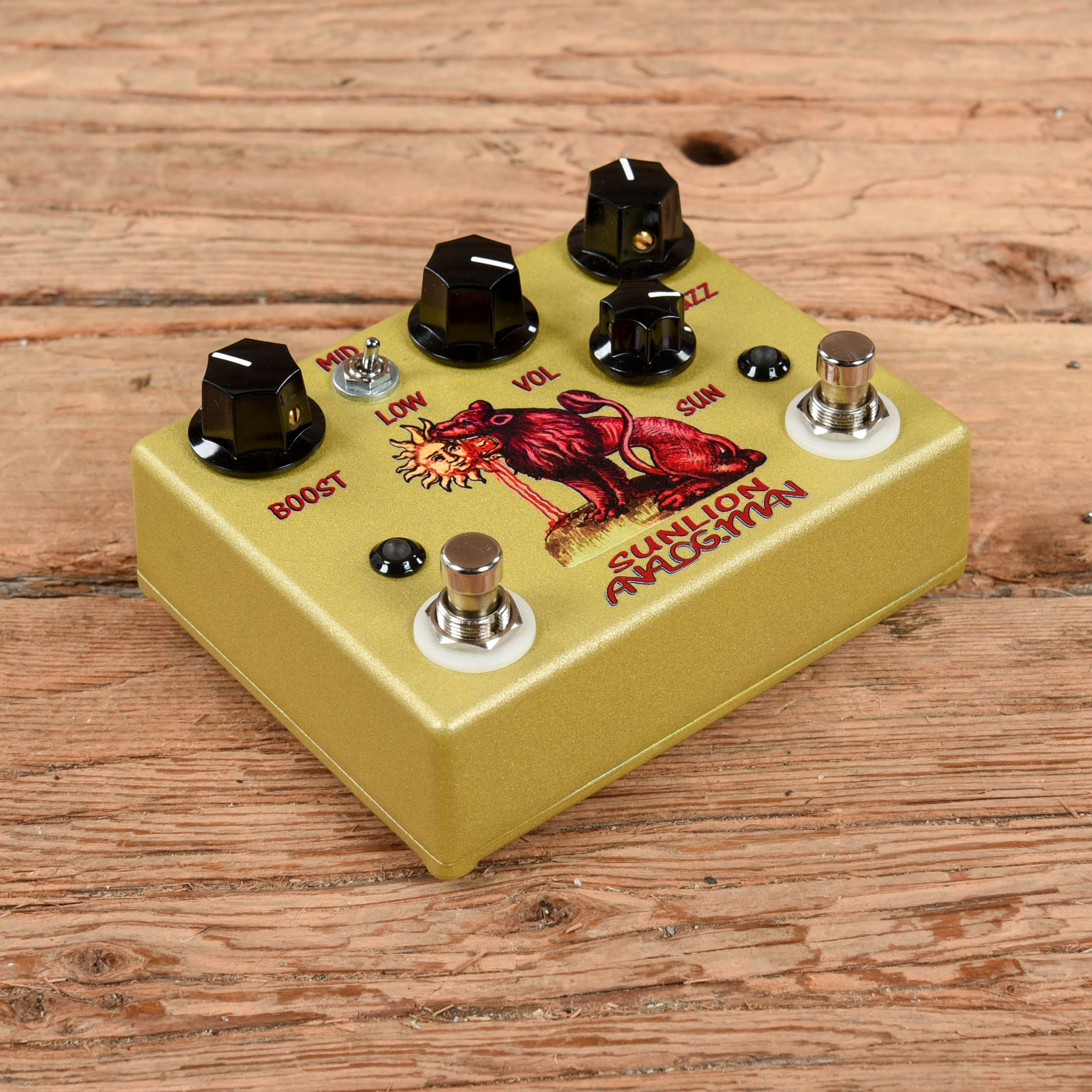 Analogman Sun Lion Fuzz Booster Pedal