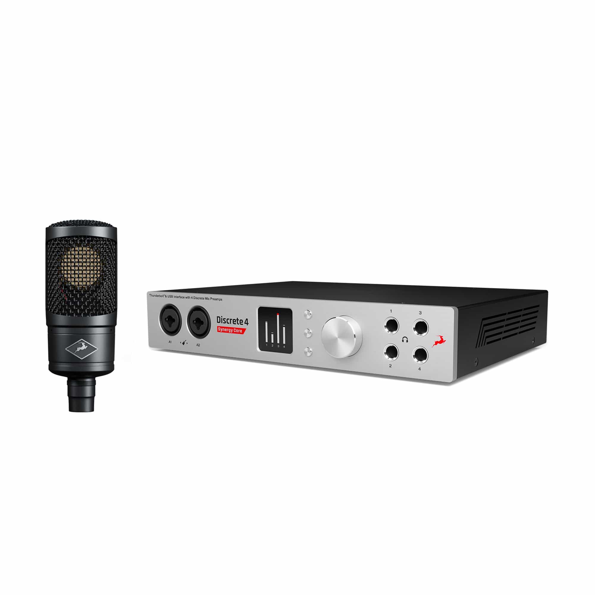 Antelope Audio Discrete 4 Synergy Core Interface w/ Free Edge Solo Mic –  Chicago Music Exchange