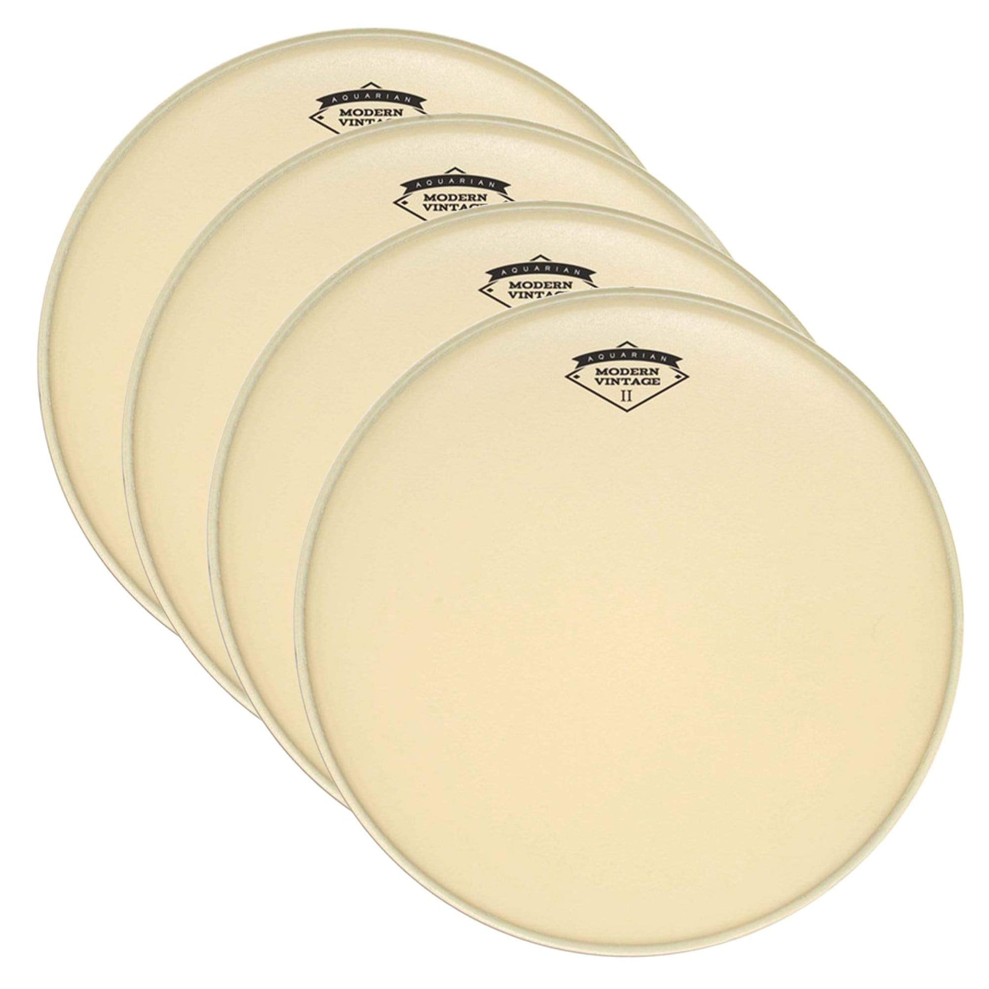 Aquarian 16" Modern Vintage II Batter Drum Head (4 Pack Bundle) Drums and Percussion / Parts and Accessories / Heads