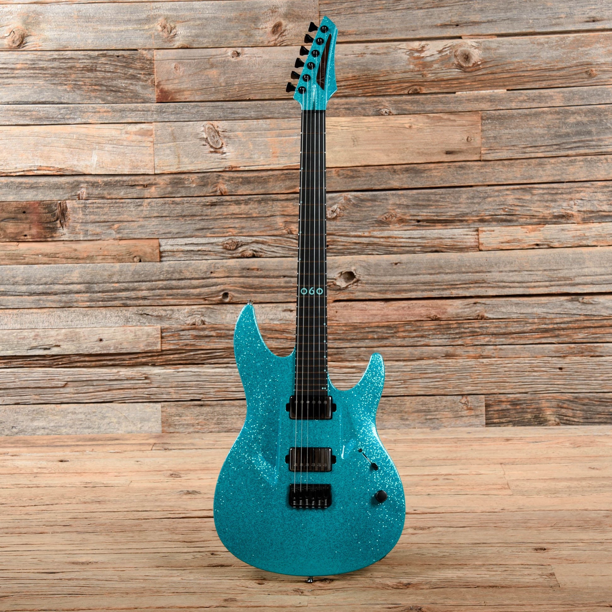 Aristides 060 Aqua Green Sparkle 2017 Electric Guitars / Solid Body