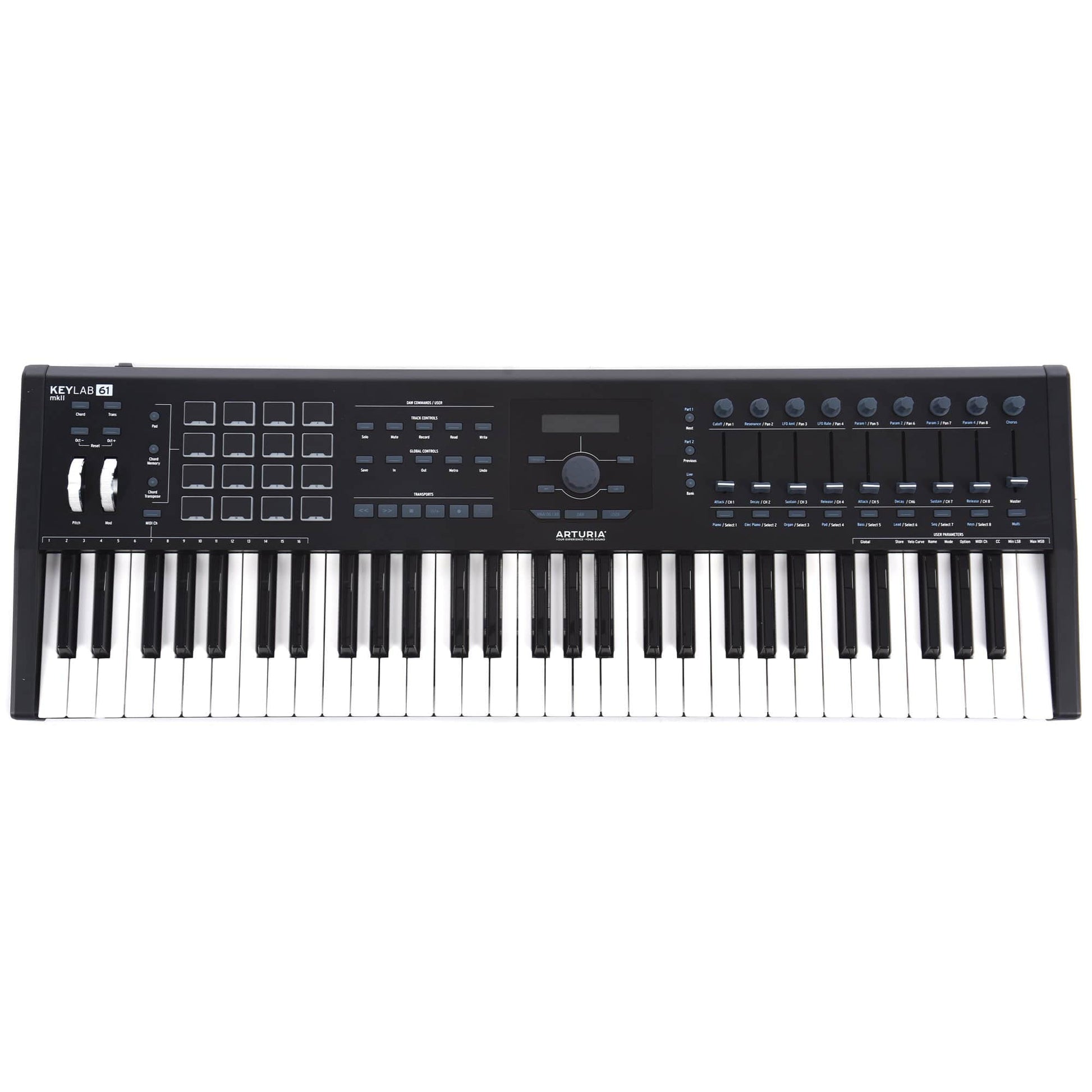 Arturia KeyLab MkII 61 Key Black Keyboards and Synths / Controllers