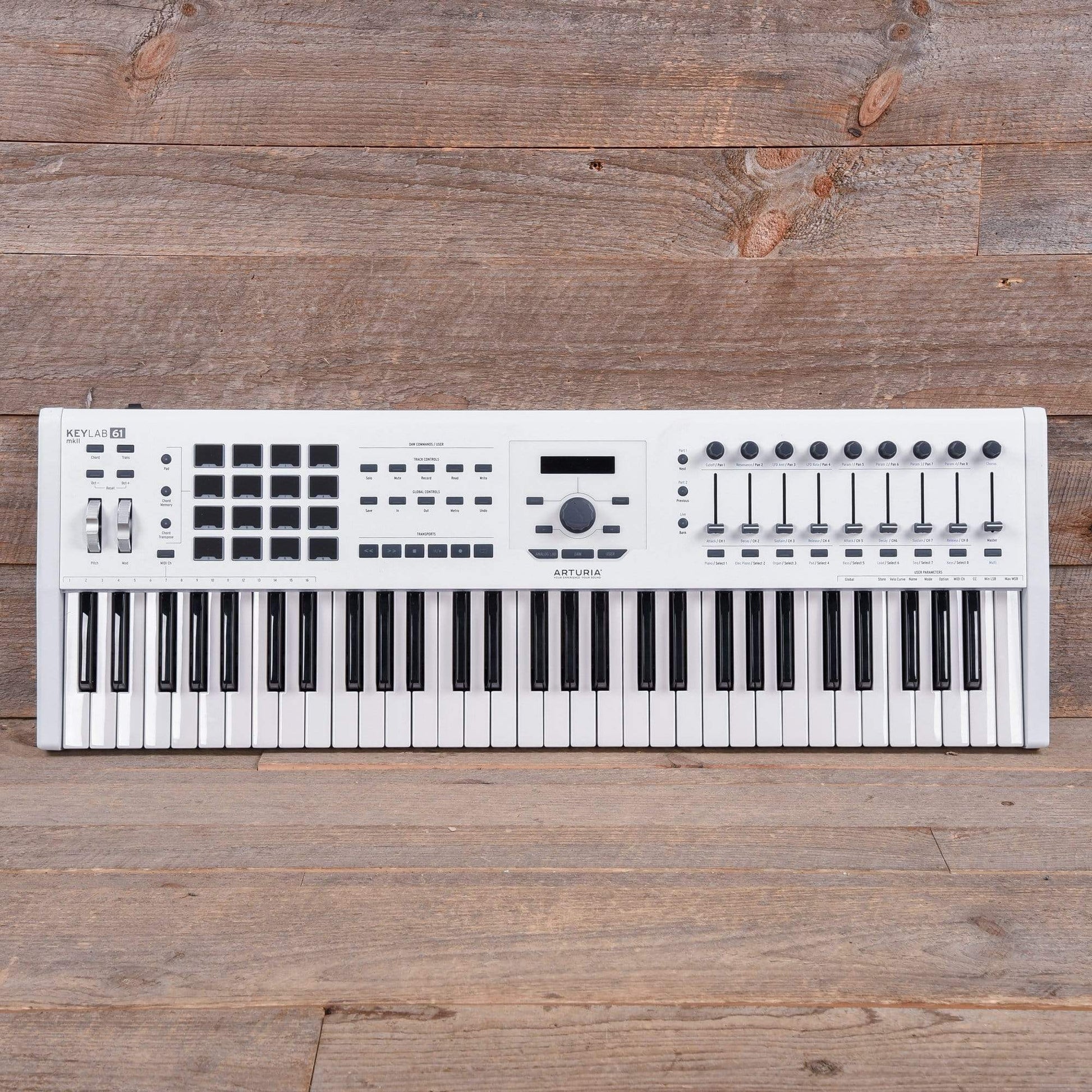 Arturia KeyLab MkII 61 Key White Keyboards and Synths / Controllers