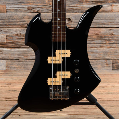 B.C. Rich NJ Series Mockingbird Bass Black 1983 Bass Guitars / 4-String