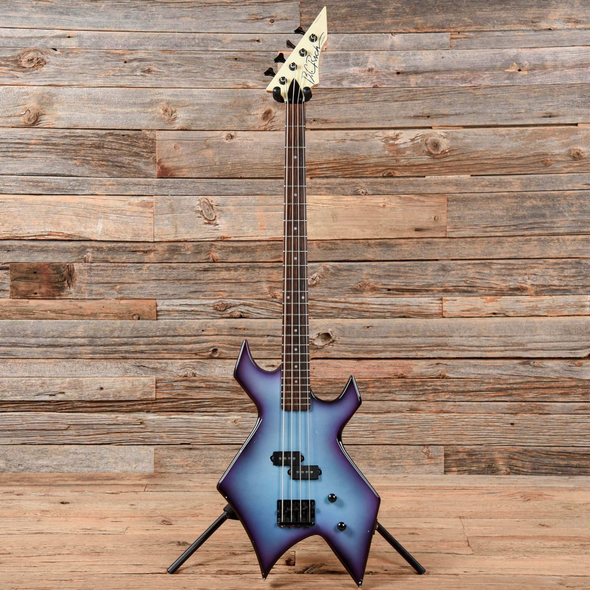 B.C. Rich Warlock Bass Purple Burst – Chicago Music Exchange