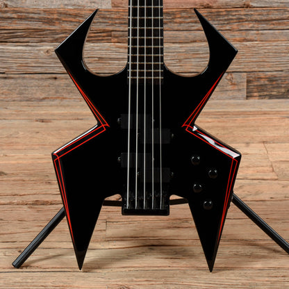 B.C. Rich W.M.D. Widow Black Bass Guitars / 5-String or More