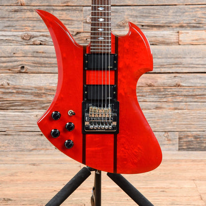 B.C. Rich Mockingbird Red 1983 LEFTY Electric Guitars / Solid Body