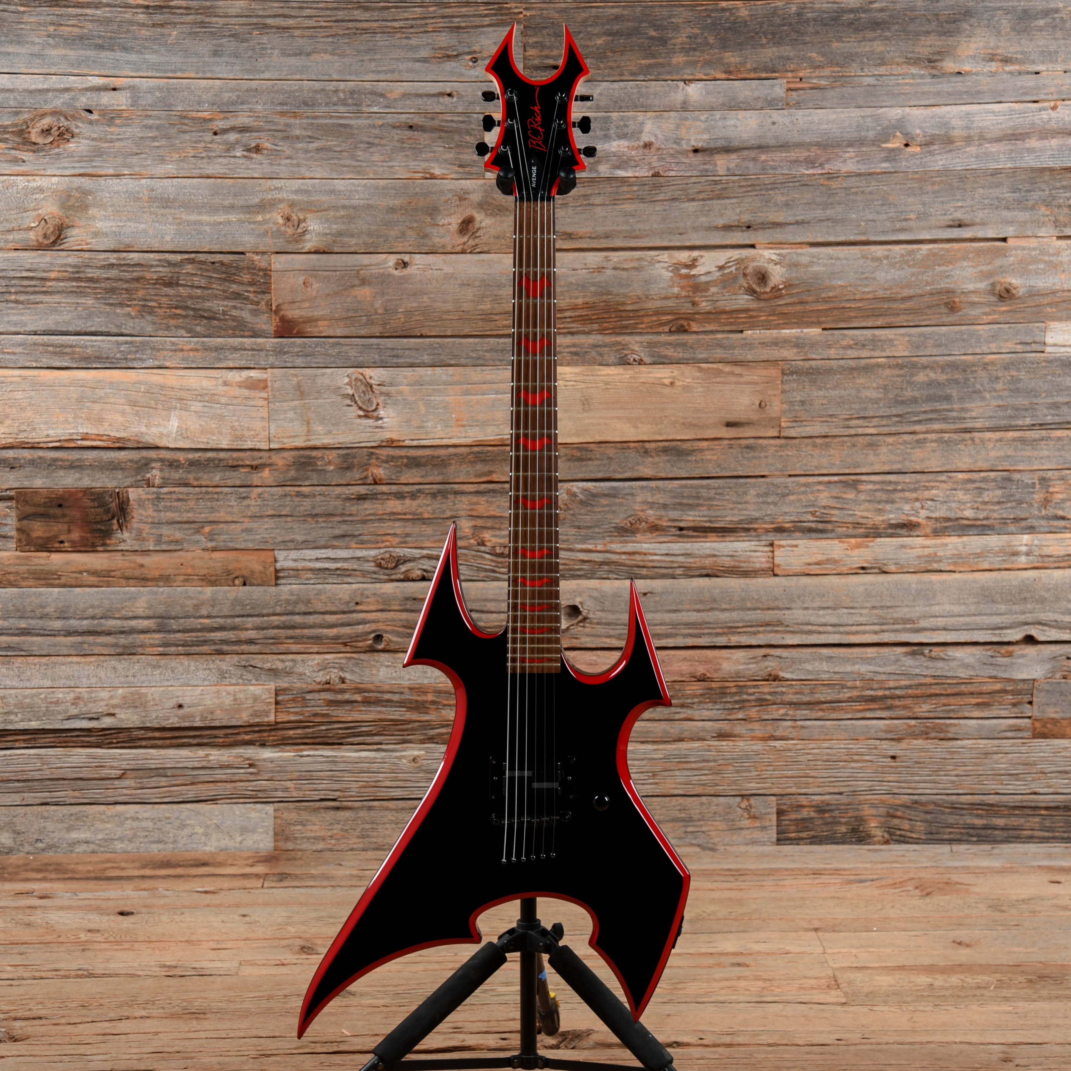 B.C. Rich Son Of Beast Black w/Red Bevels – Chicago Music Exchange