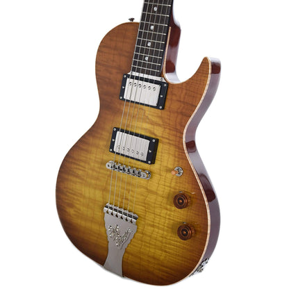 B&G Step Sister Solid Body Honey Burst w/Cutaway, Humbuckers, Ziricote Board, & Category 4+ Top Electric Guitars / Solid Body