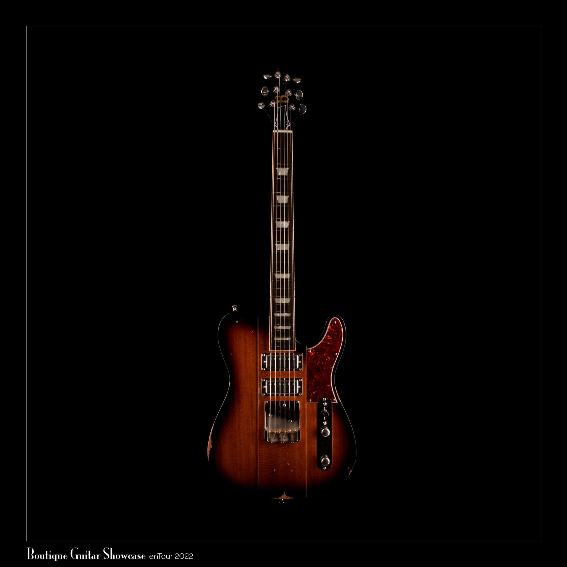 b3 Phoenix VII Tobacco Burst w/Flamed Mahogany Body