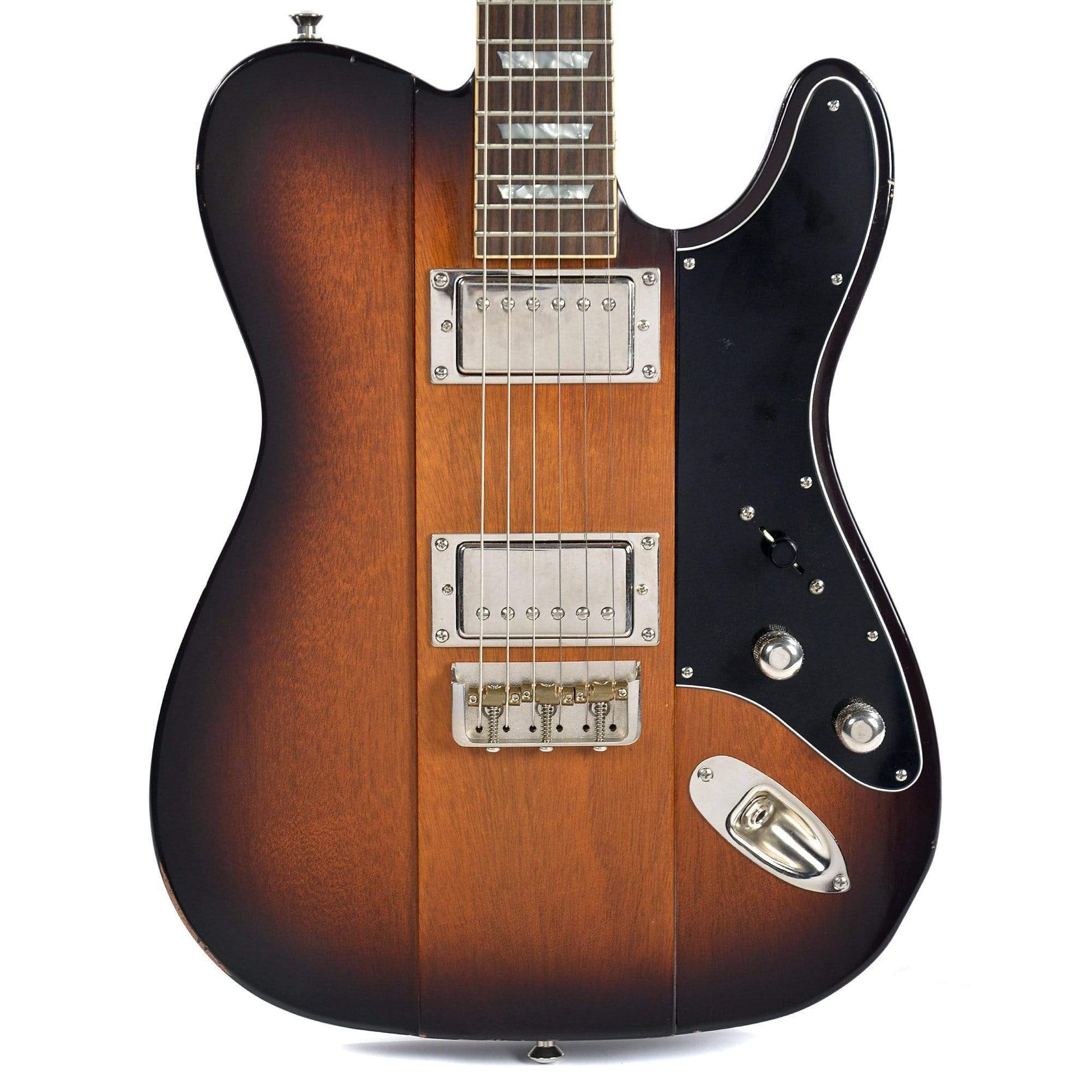 B3 Phoenix V 2-Tone Sunburst Light/Medium Distress w/Lollar Imperials & Hardshell Case Electric Guitars / Solid Body