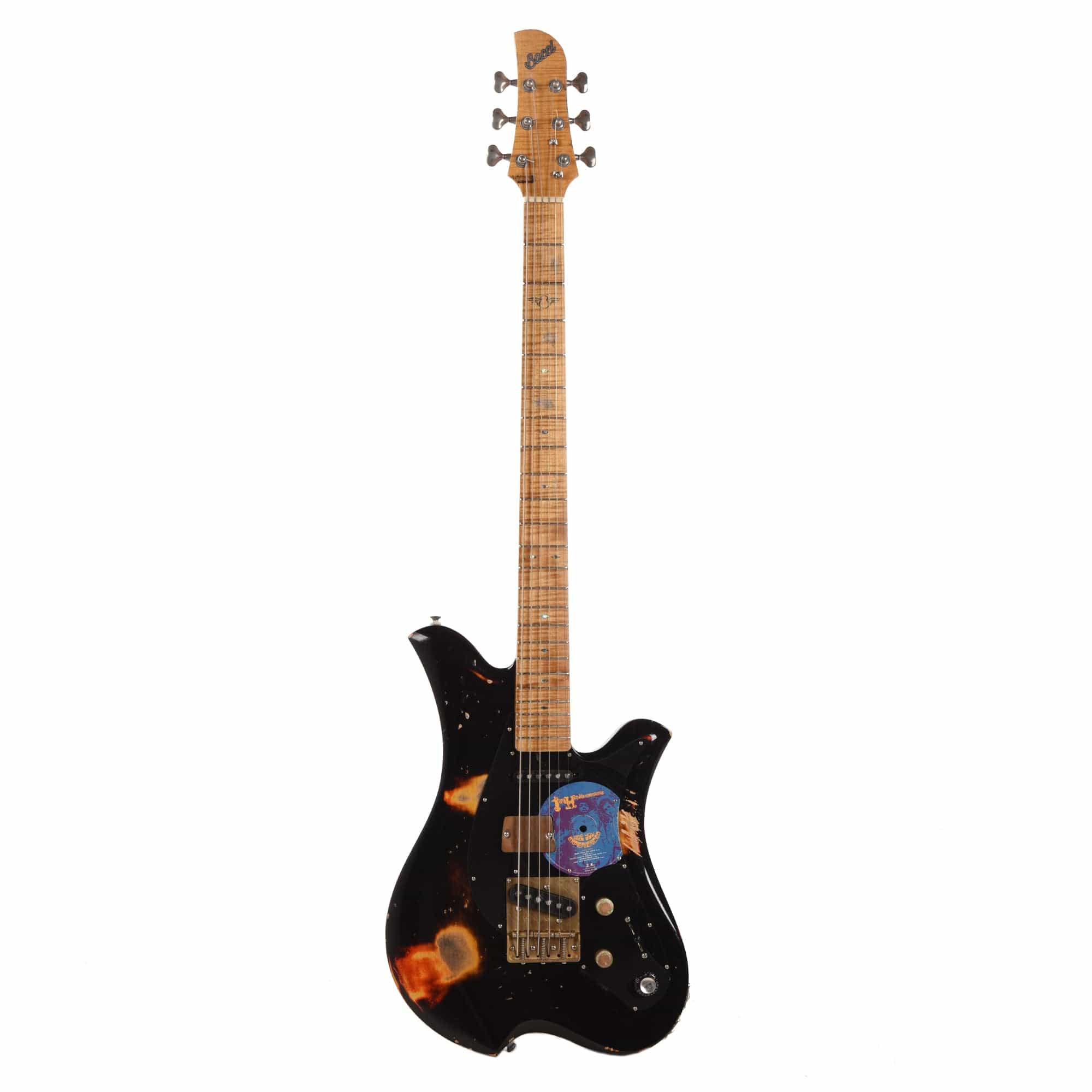 Bacci Leonardo Funk Machine Dual-Ouput Baritone Black Over Sunburst