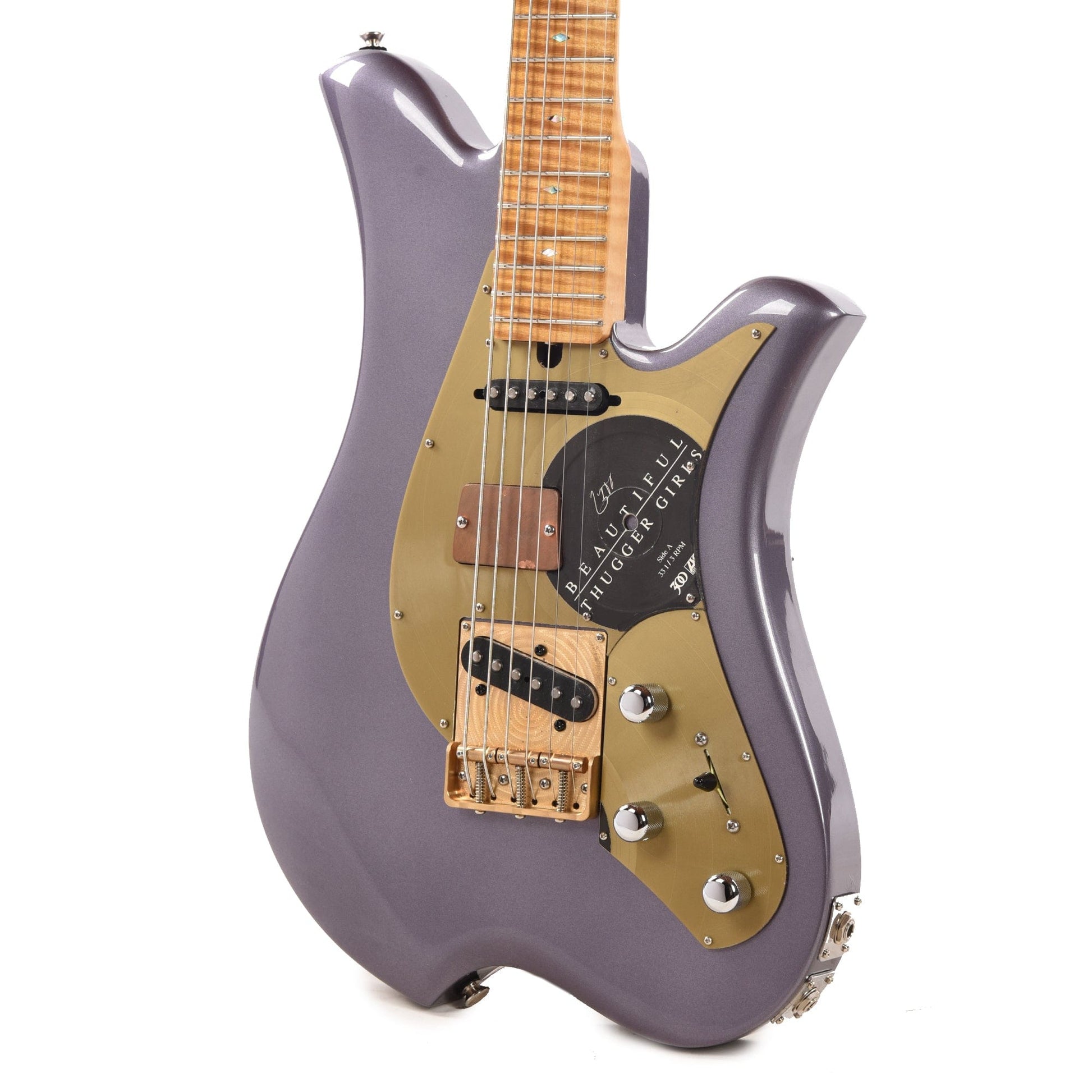 Bacci Dual-Output Baritone Lavender Electric Guitars / Baritone