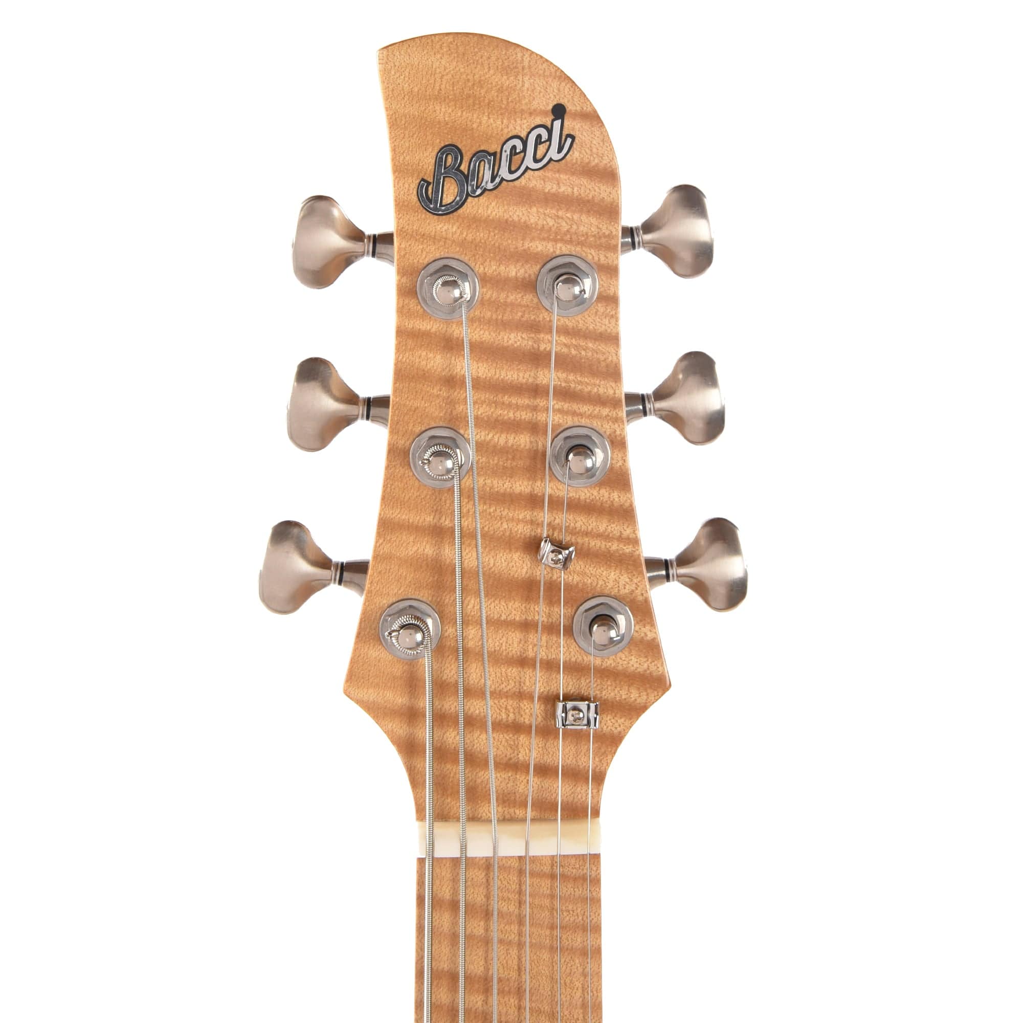 Bacci Dual-Output Baritone Pearl Rose Gold w/Figured Maple Neck Electric Guitars / Baritone