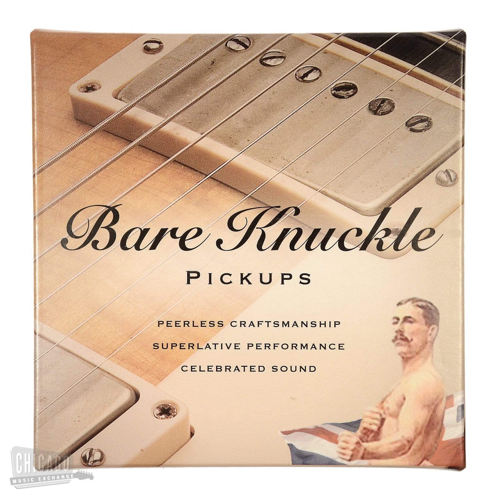 Bare Knuckle Stormy Monday Humbucker Bridge Pickup 50mm 2-Conductor Long Leg Potted Nickel Parts / Guitar Pickups