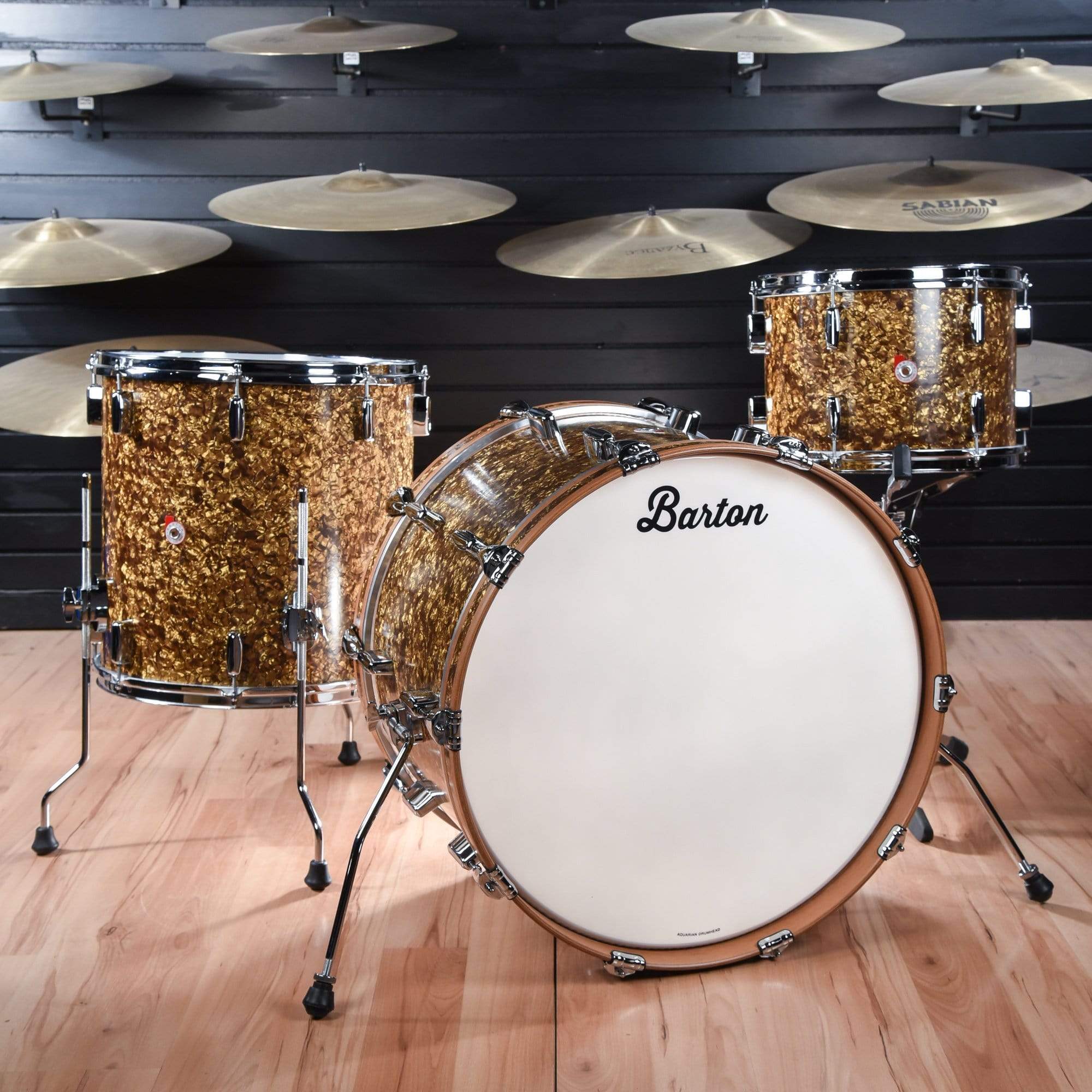 Barton Drum Co. 13/16/22 3pc. Kapur Drum Kit Coffee Pearl – Chicago ...