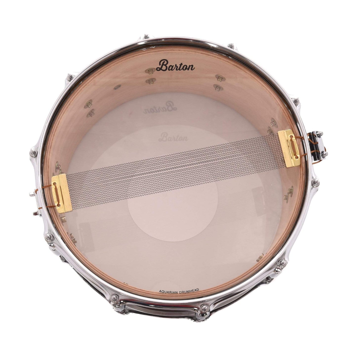 Barton Drum Co. 6.5x14 Beech Snare Drum Gold Duco Drums and Percussion / Acoustic Drums / Snare