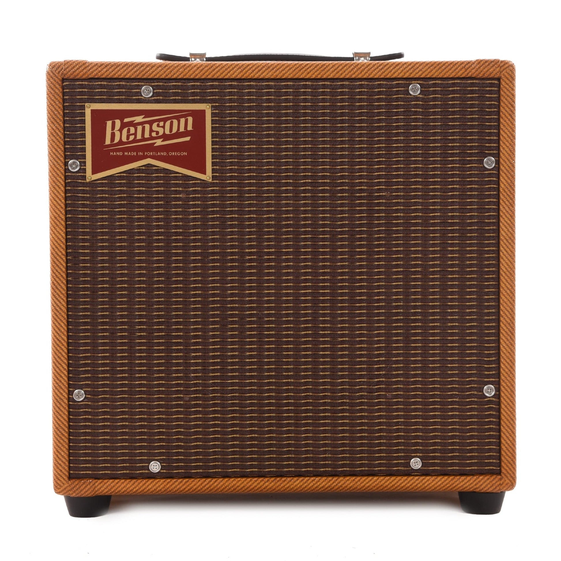 Benson Vinny Reverb 1x12 Combo Amp Tweed w/ Oxblood Grill Amps / Guitar Combos