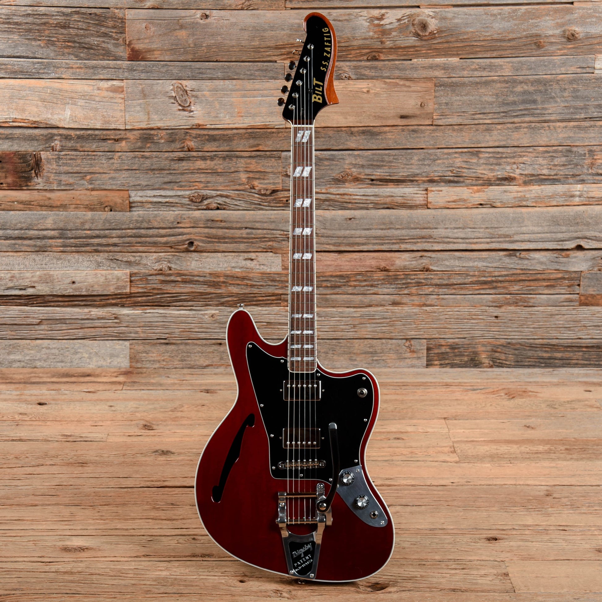 BilT S.S. Zaftig Red Electric Guitars / Semi-Hollow