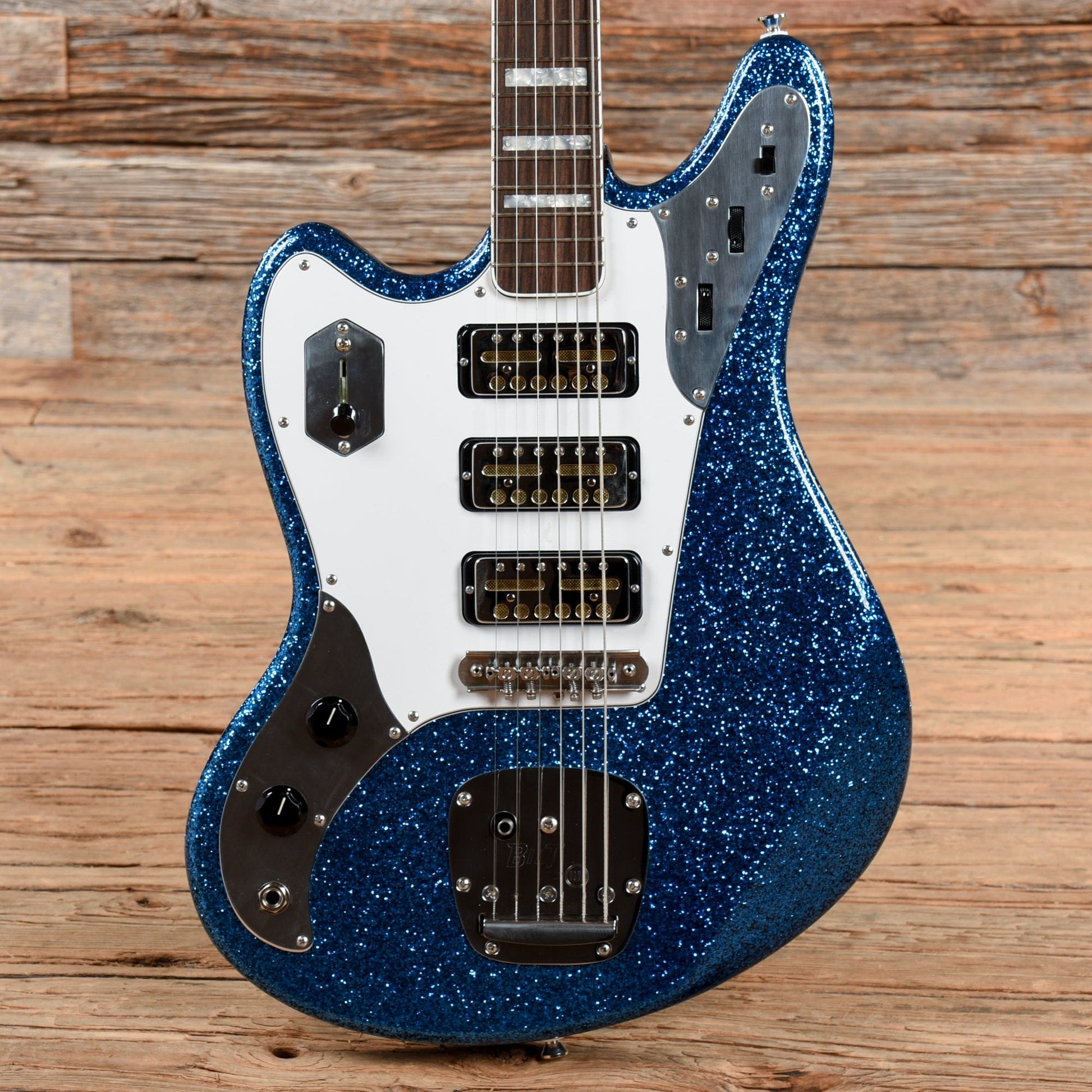 BilT Relevator Blue Sparkle  LEFTY Electric Guitars / Solid Body