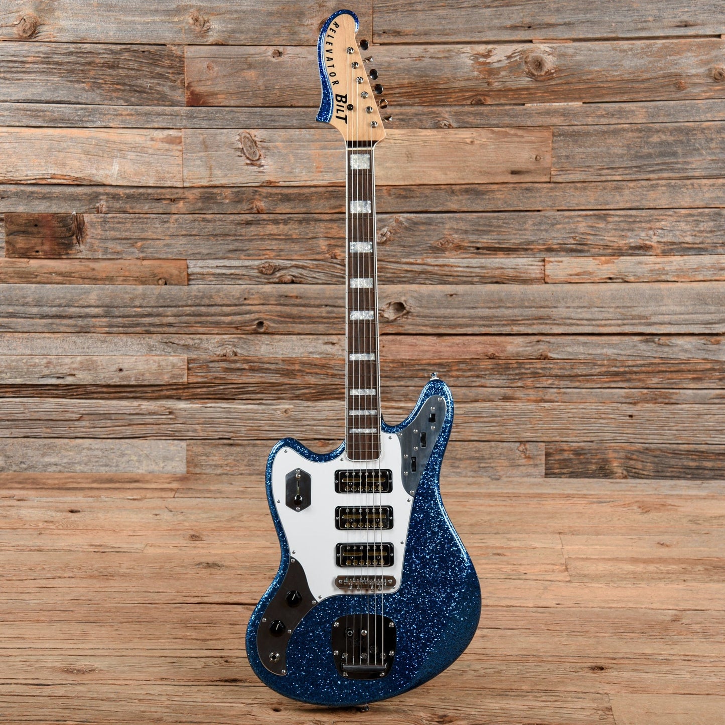 BilT Relevator Blue Sparkle  LEFTY Electric Guitars / Solid Body