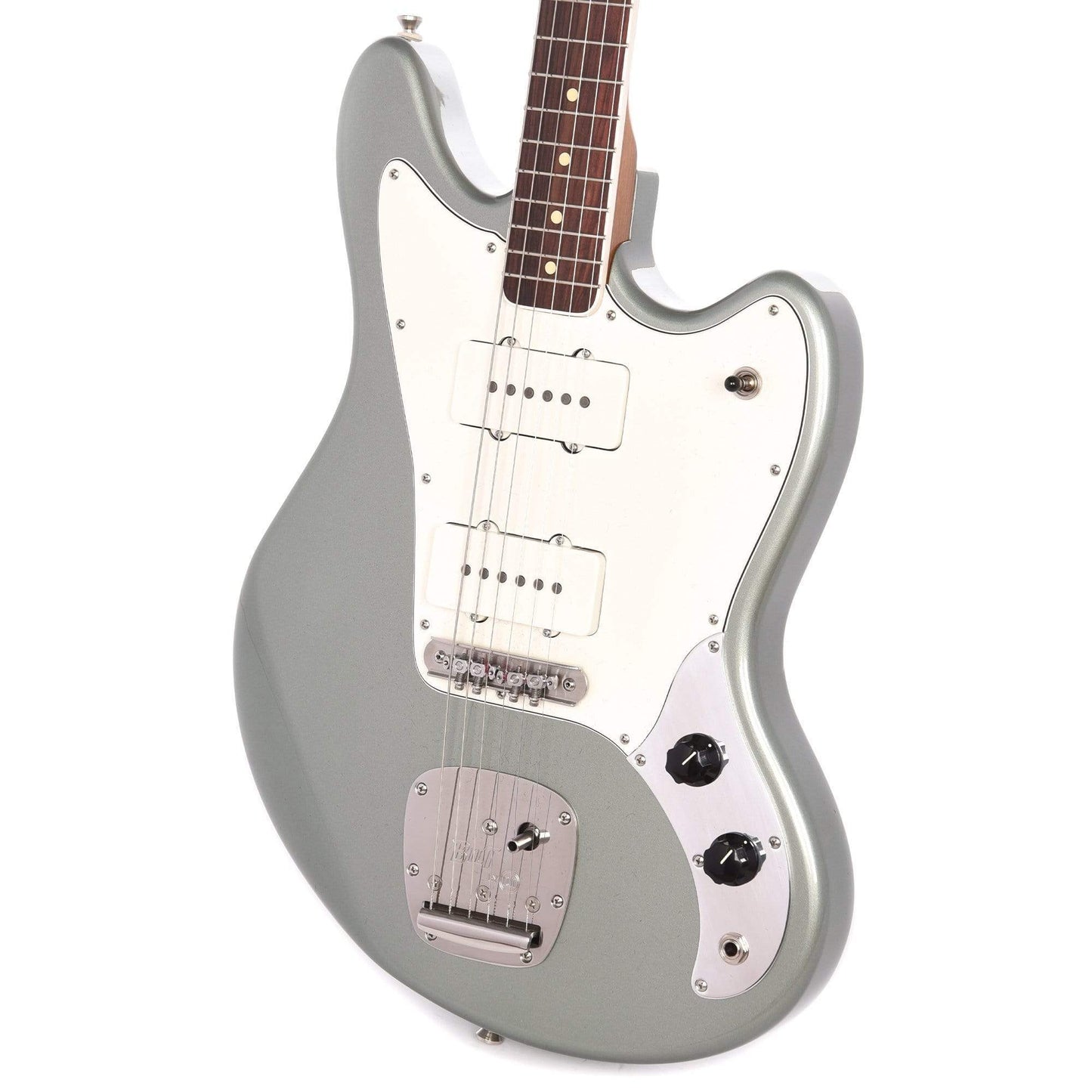 BilT Relevator LS Aged Ice Blue Metallic w/Mastery Vibrato/Bridge & Lollar Jazzmaster Pickups Electric Guitars / Solid Body