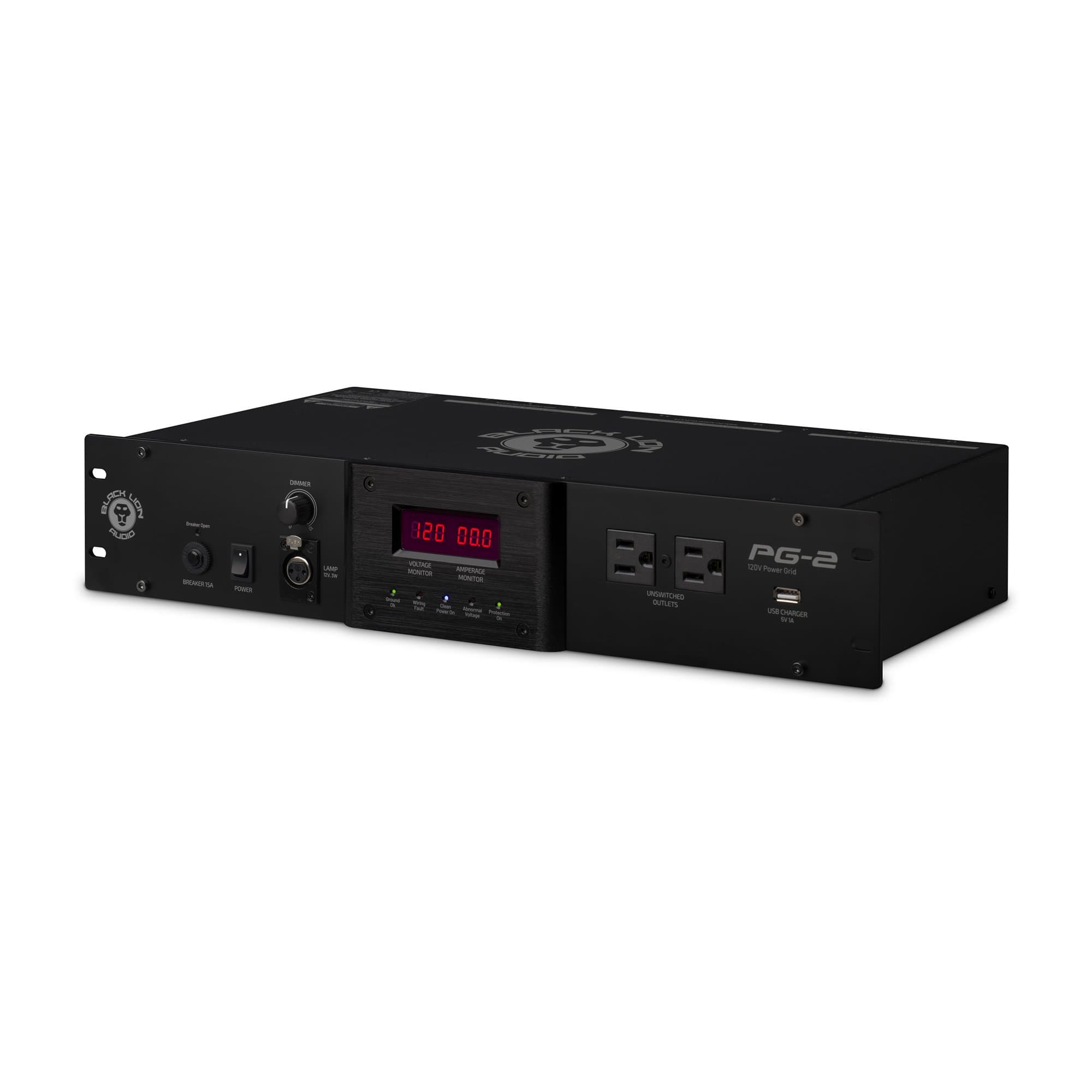 Black Lion Audio PG-2 Rack Mount 2U Professional Power Conditioner Accessories / Power Supplies