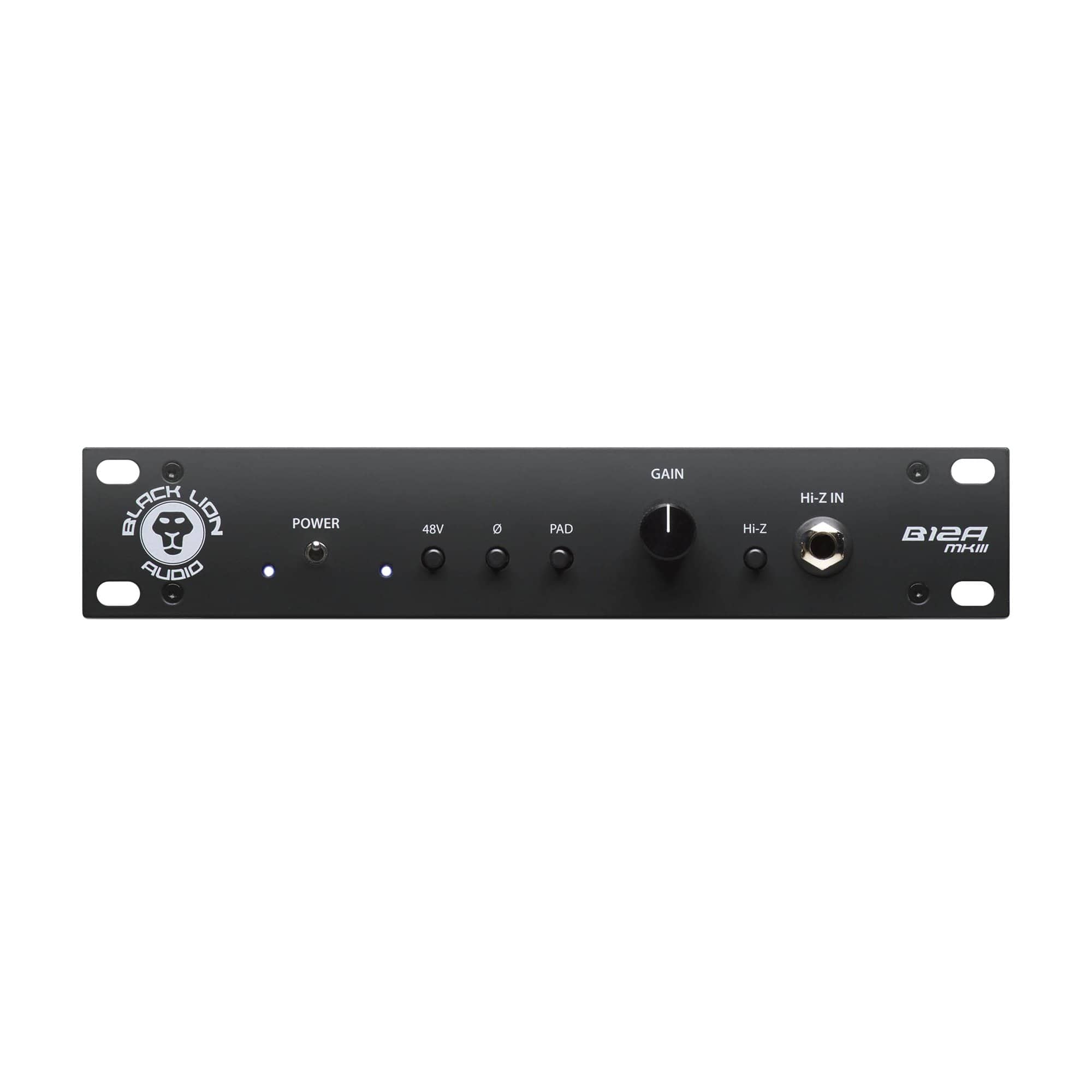 Black Lion Audio B12A MKIII Half-Rack American-Styled Preamp Pro Audio / Outboard Gear