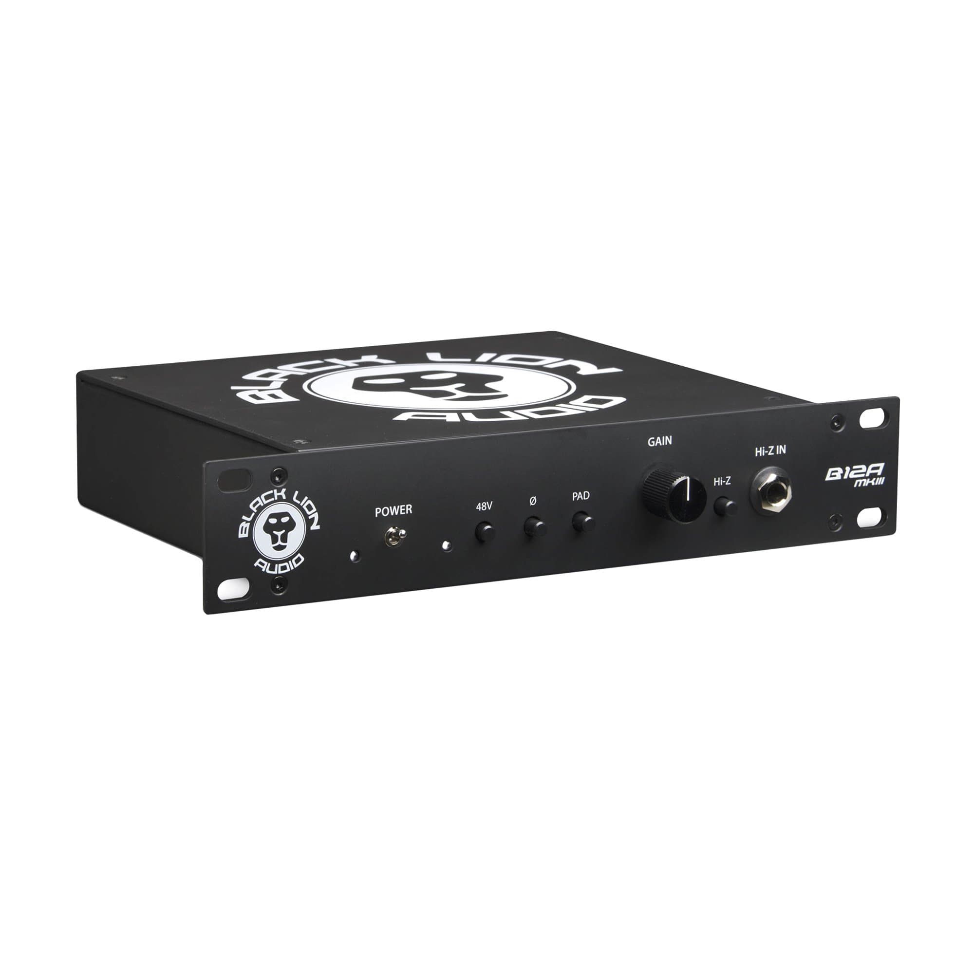 Black Lion Audio B12A MKIII Half-Rack American-Styled Preamp Pro Audio / Outboard Gear