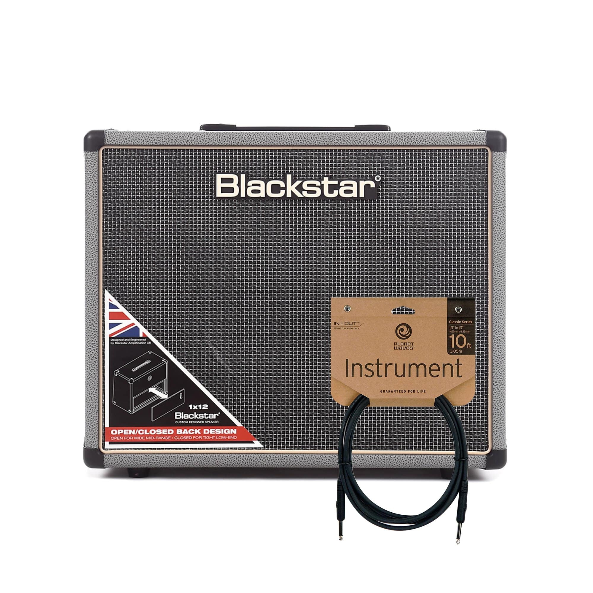 Blackstar Limited Edition HT 112 MKII Bronco Grey 1x12 Cabinet Cable B –  Chicago Music Exchange