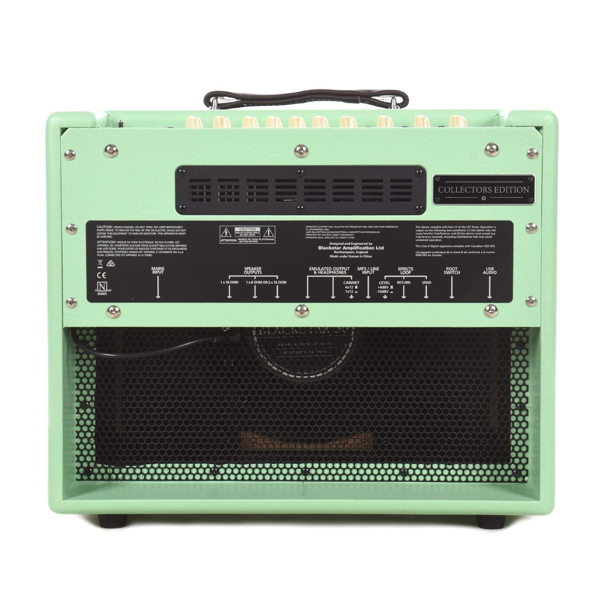 Blackstar Studio 20W 1x12 Guitar Tube Combo Amp w/Reverb in Surf Green Amps / Guitar Combos