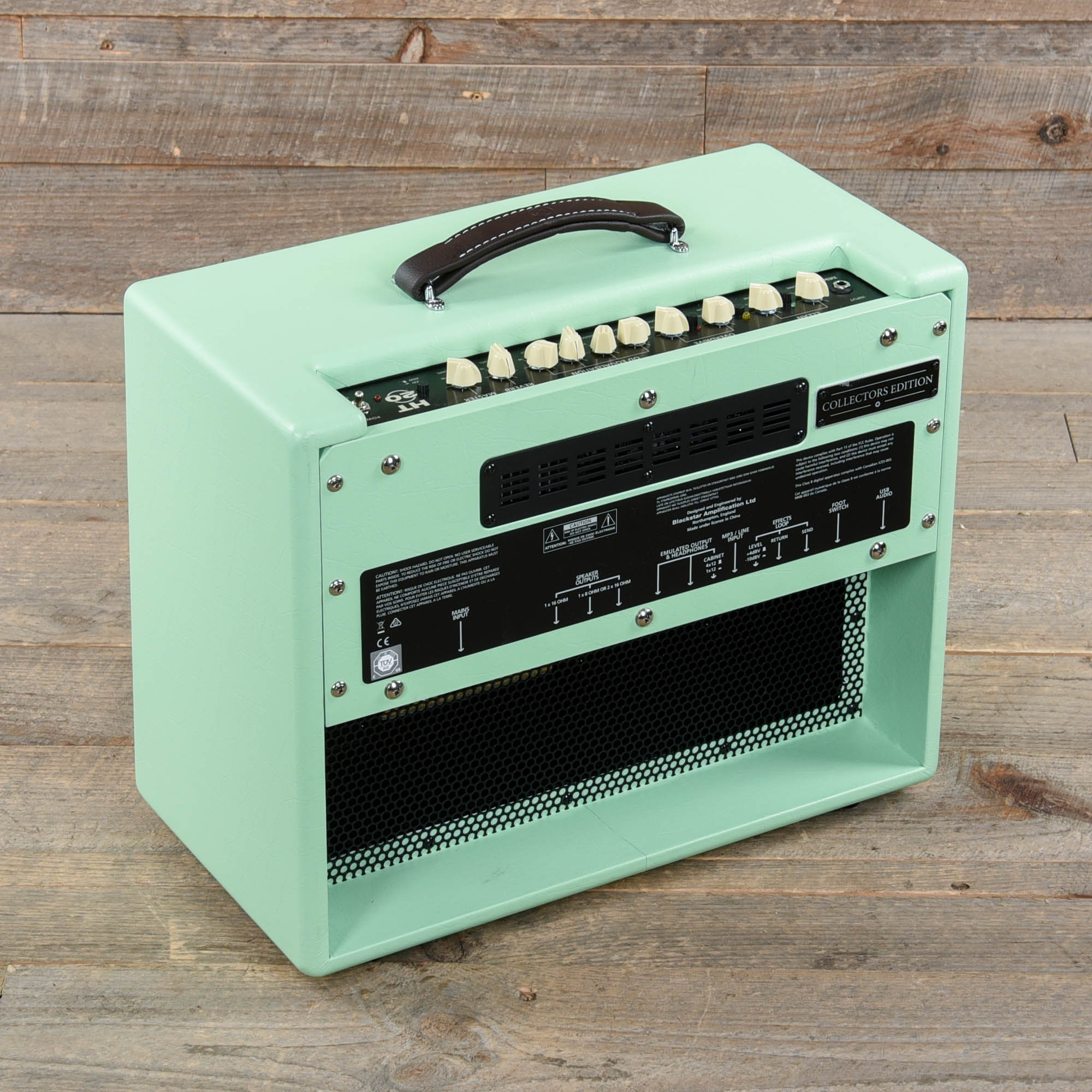 Blackstar Studio 20W 1x12 Guitar Tube Combo Amp w/Reverb in Surf Green Amps / Guitar Combos