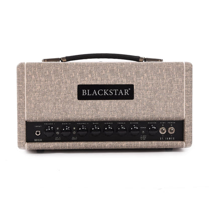 Blackstar St. James 50W EL34 Tube Amplifier Head W/Cab Rig Fawn Amps / Guitar Heads