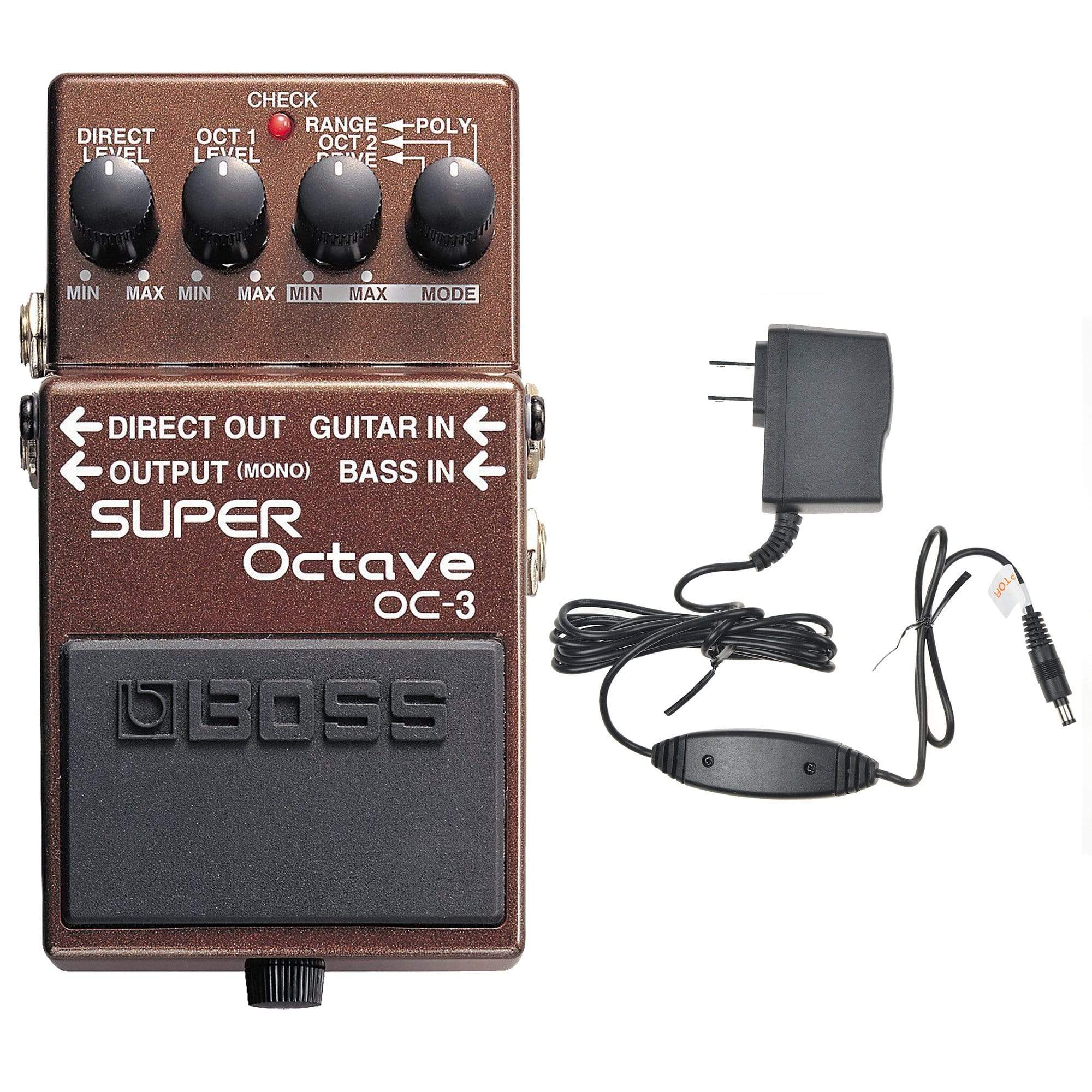 Boss OC-3 Super Octave Bundle w/ Boss PSA-120S2 Power Supply