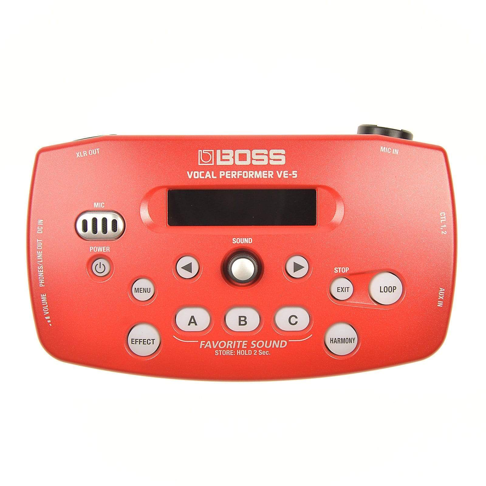 Boss VE-5 Vocal Effect Processor Red Effects and Pedals / Multi-Effect Unit