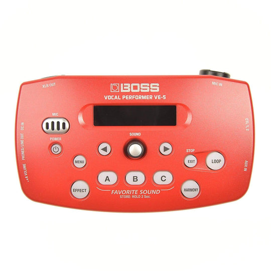 Boss VE-5 Vocal Effect Processor Red Effects and Pedals / Multi-Effect Unit