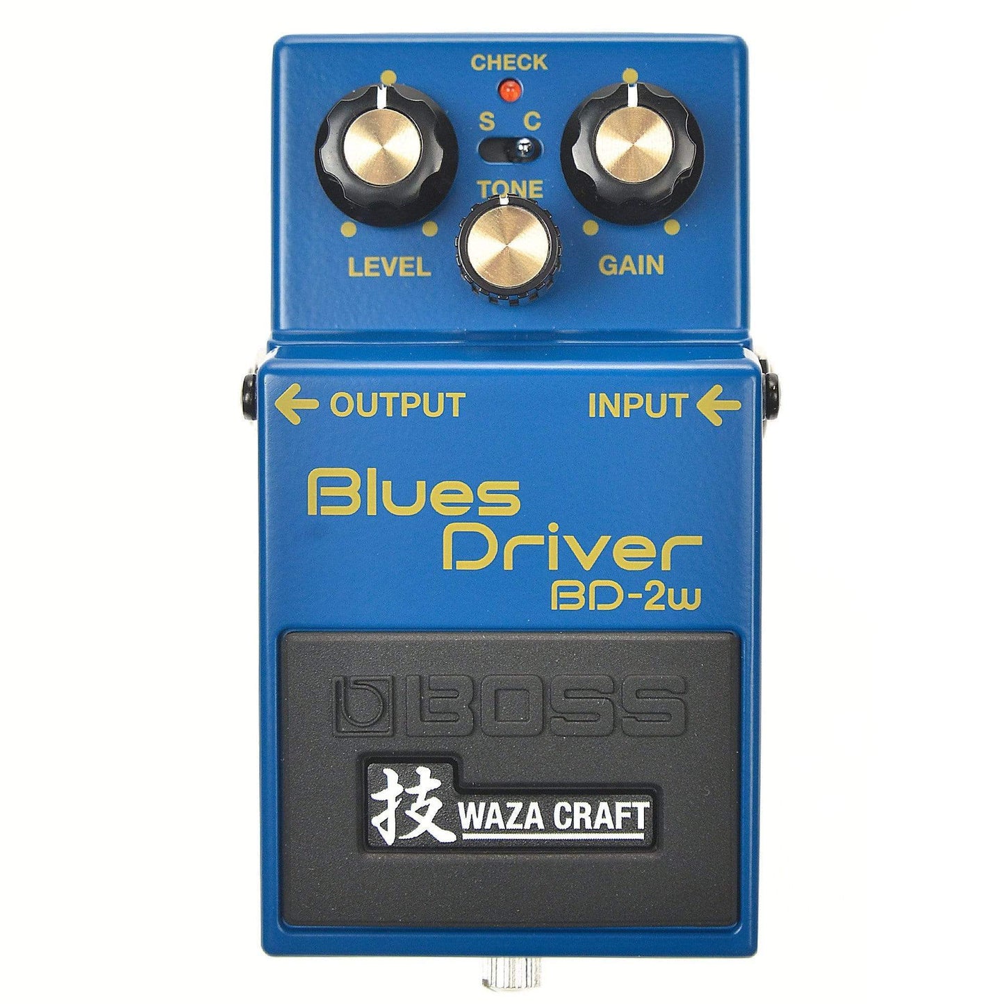 Boss BD-2W Blues Driver Waza Craft Analog Pedal Bundle w/ Boss PSA-120S2 Power Supply Effects and Pedals / Overdrive and Boost