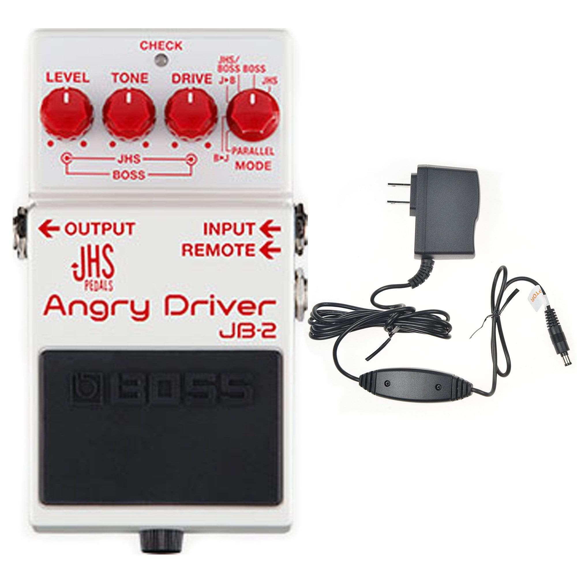 Boss JHS JB-2 Angry Driver Bundle w/ Boss PSA-120S2 Power Supply