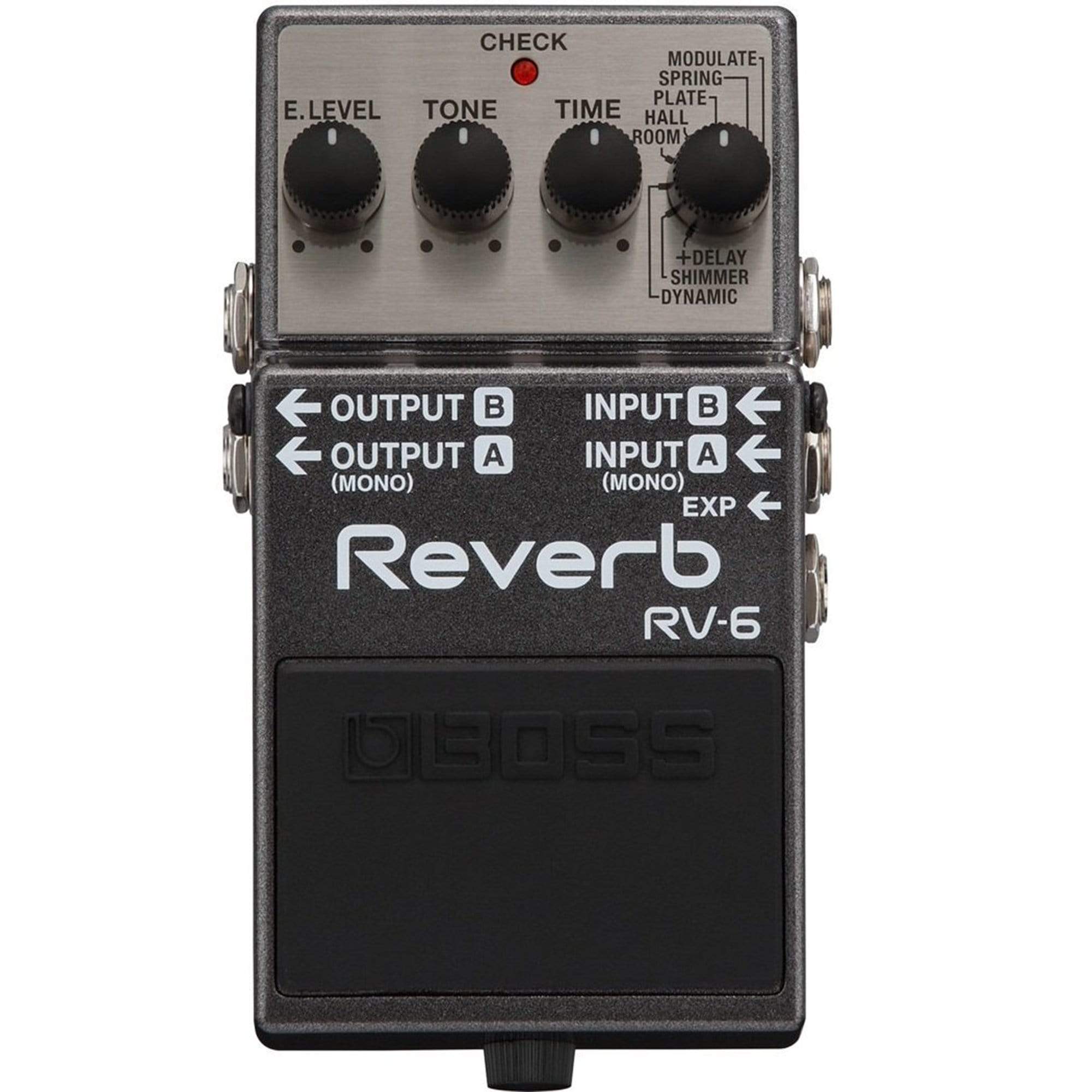 Boss RV-6 Digital Reverb Bundle w/ Boss PSA-120S2 Power Supply Effects and Pedals / Reverb