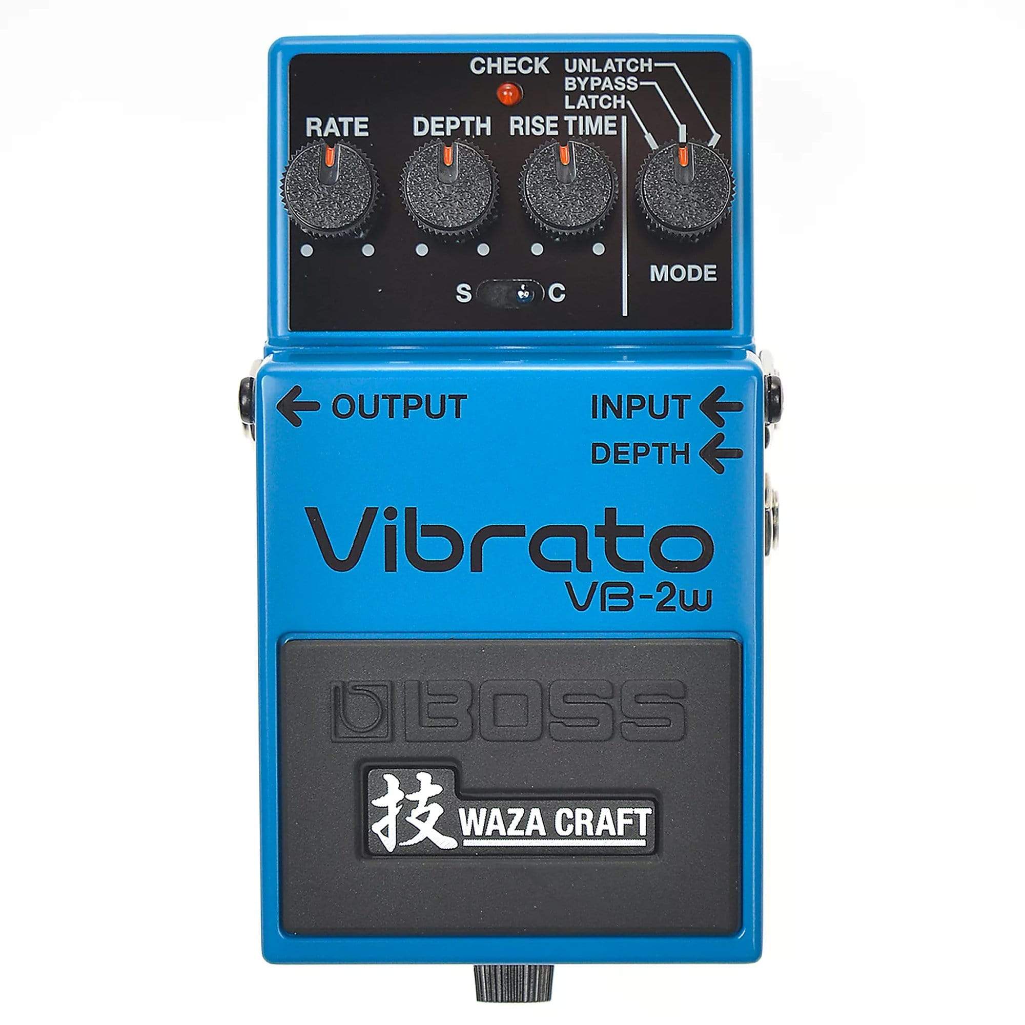 Boss VB-2 Vibrato Waza Craft Bundle w/ Boss PSA-120S2 Power Supply Effects and Pedals / Tremolo and Vibrato