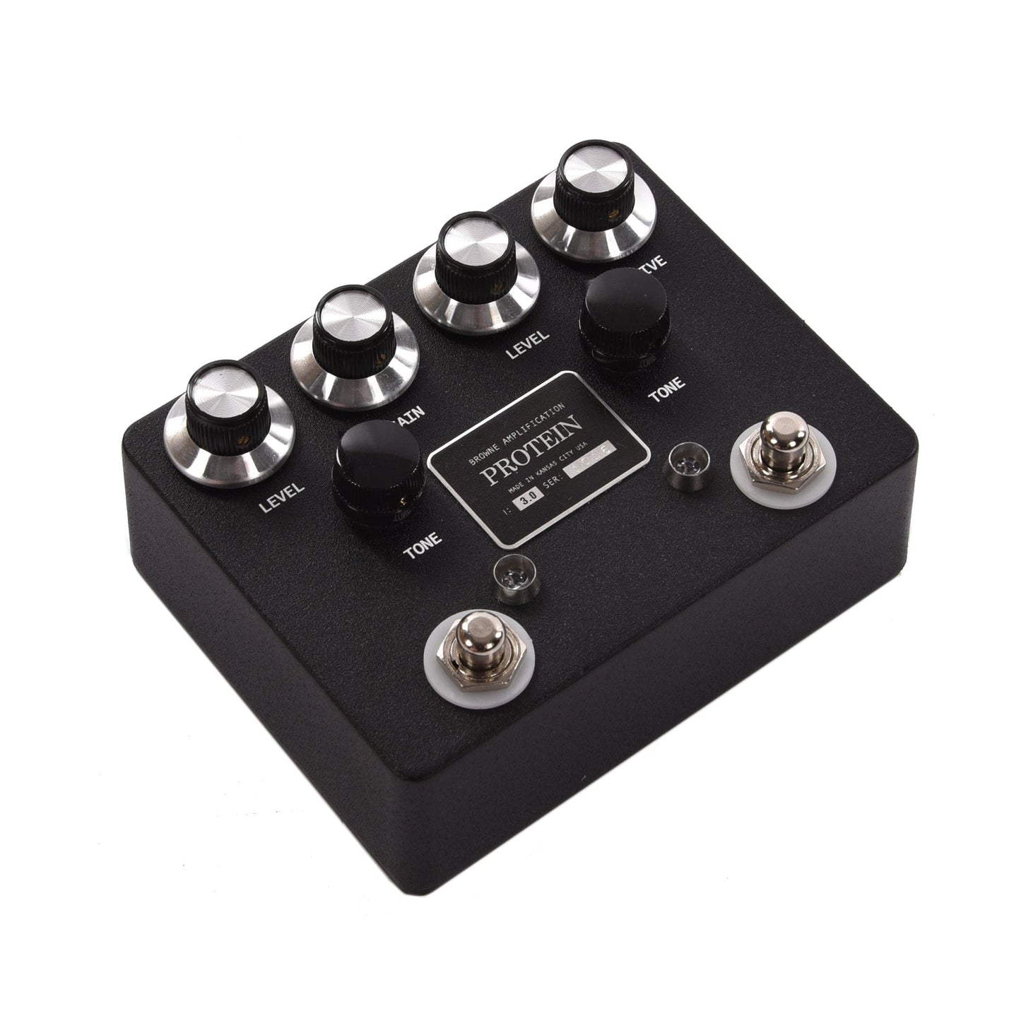 Browne Amplification The Protein Dual Overdrive v3 Pedal Black Effects and Pedals / Overdrive and Boost