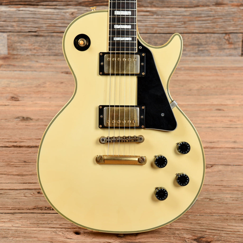 Burny RLC 60 Singlecut Custom White 1980s – Chicago Music Exchange