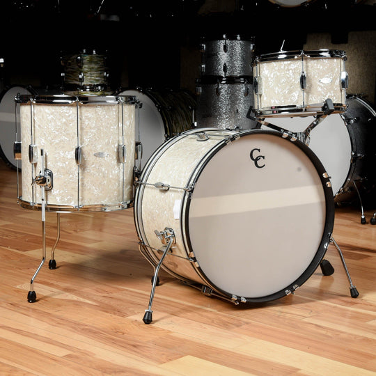 C&C Player Date 1 13/16/22 3pc. Drum Kit Aged Marine Pearl Drums and Percussion / Acoustic Drums / Full Acoustic Kits