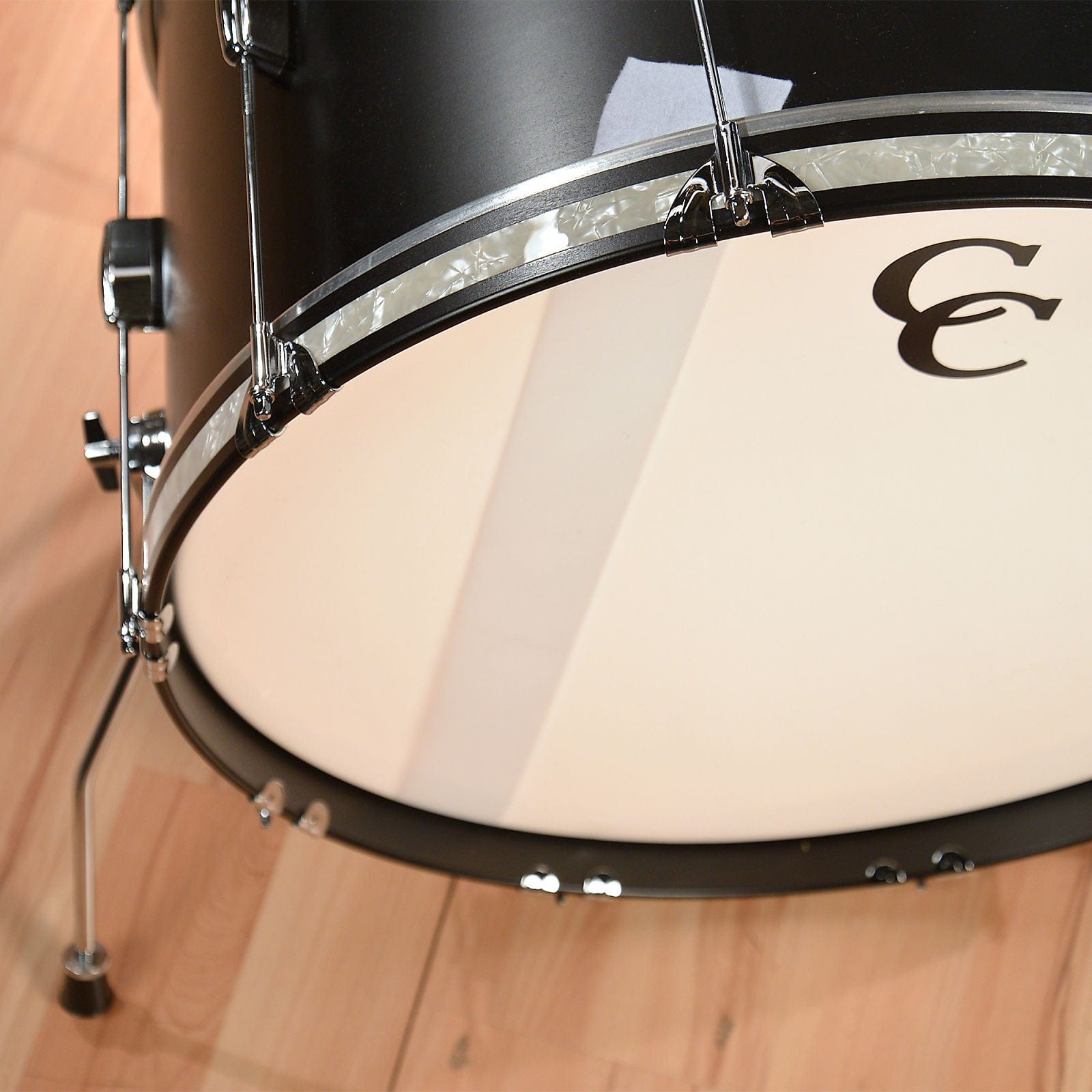 C&C Player Date 2 13/16/24 3pc. Drum Kit Ebony Stain Drums and Percussion / Acoustic Drums / Full Acoustic Kits