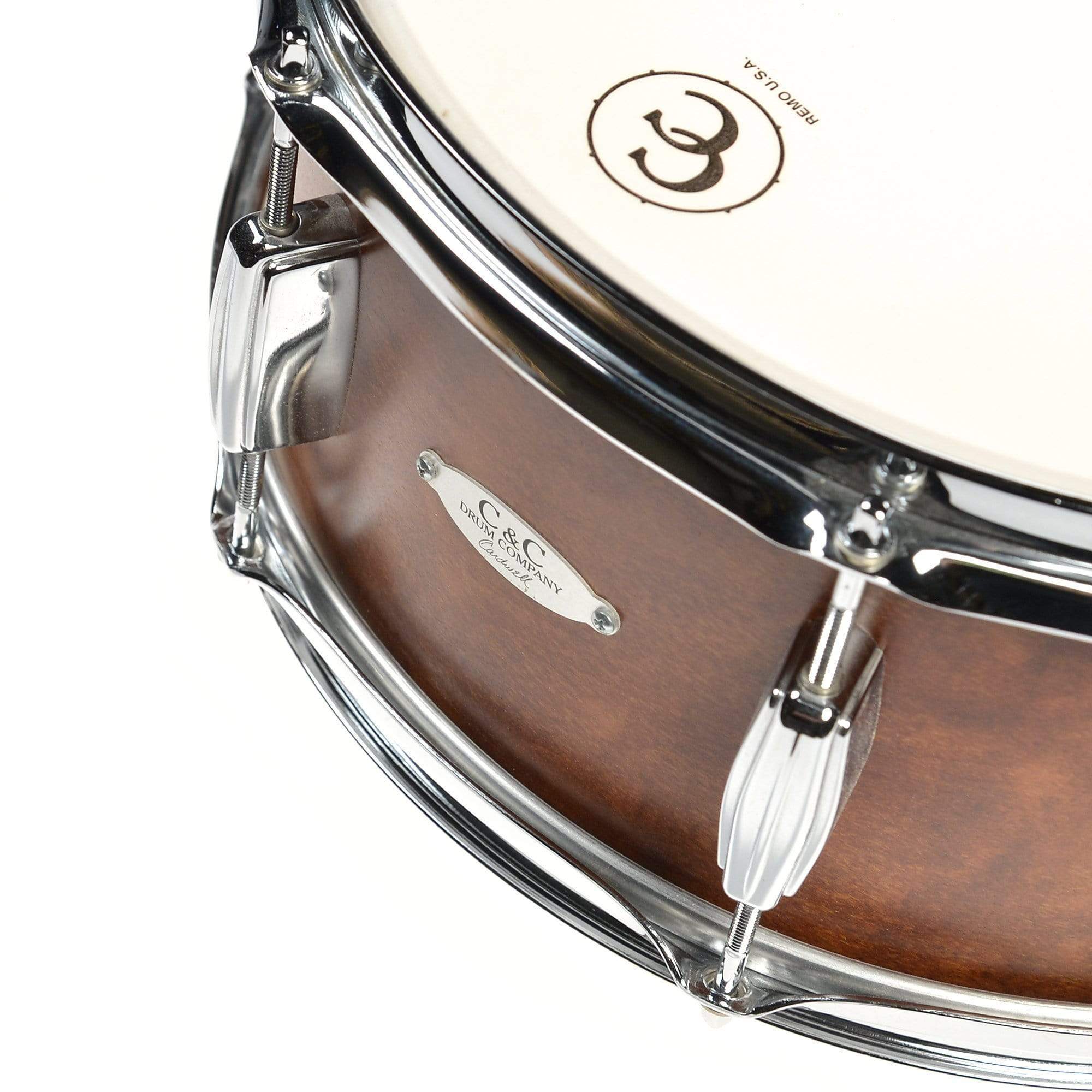 C&C 6.5x14 Maple/Gum Snare Drum Brown Mahogany Satin Stain – Chicago Music  Exchange