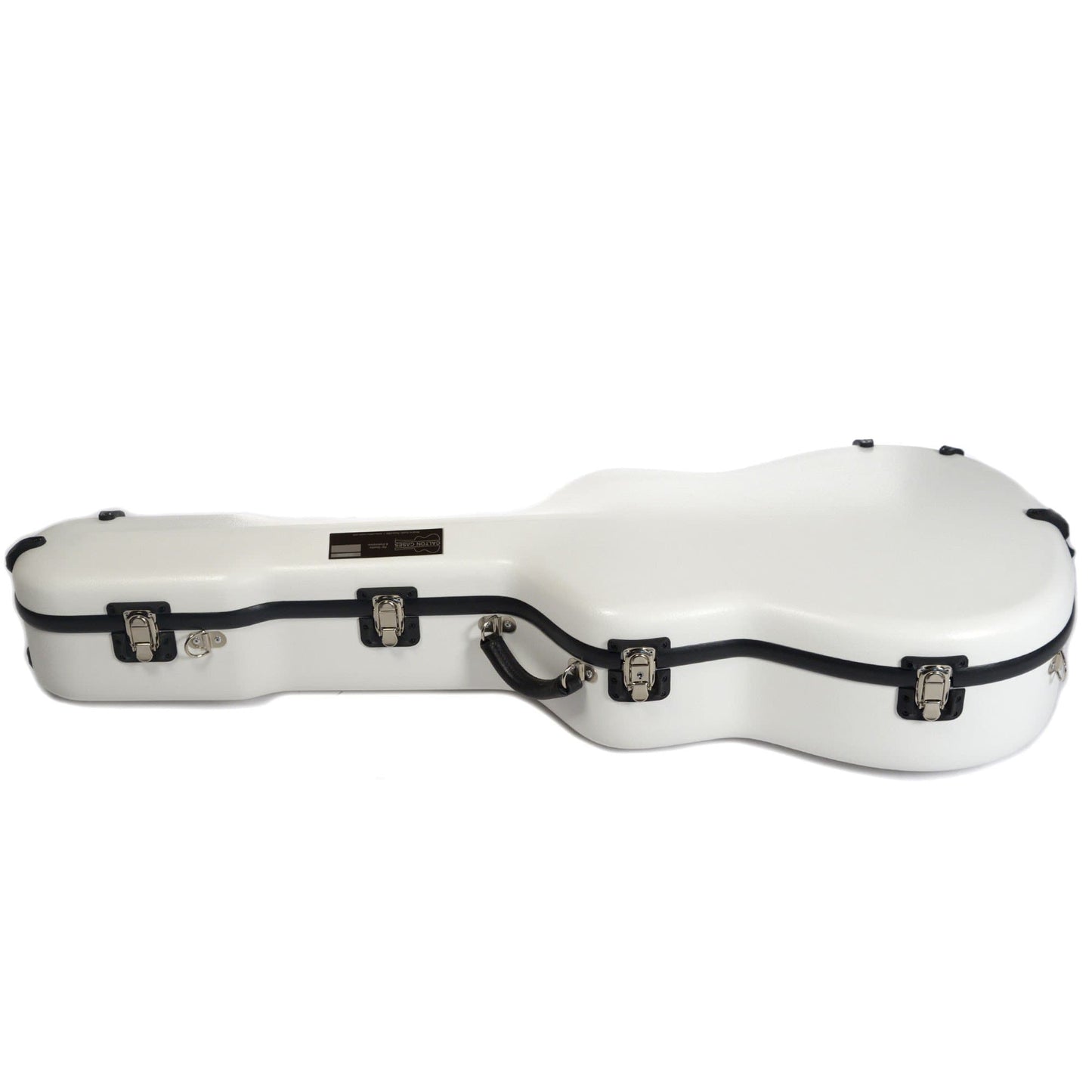 Calton Dreadnought Guitar Case White w/Blue Interior Accessories / Cases and Gig Bags / Guitar Cases