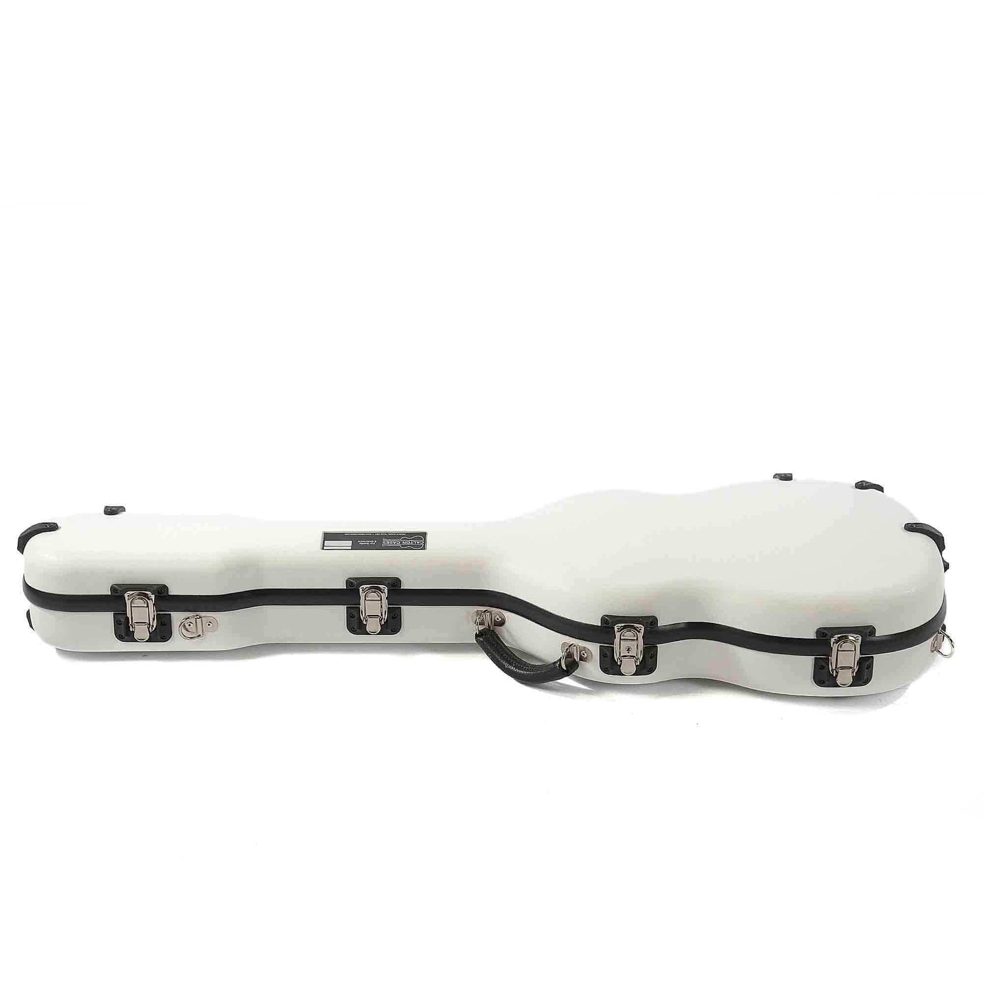 Calton Telecaster Guitar Case White w/Blue Interior Accessories / Cases and Gig Bags / Guitar Cases