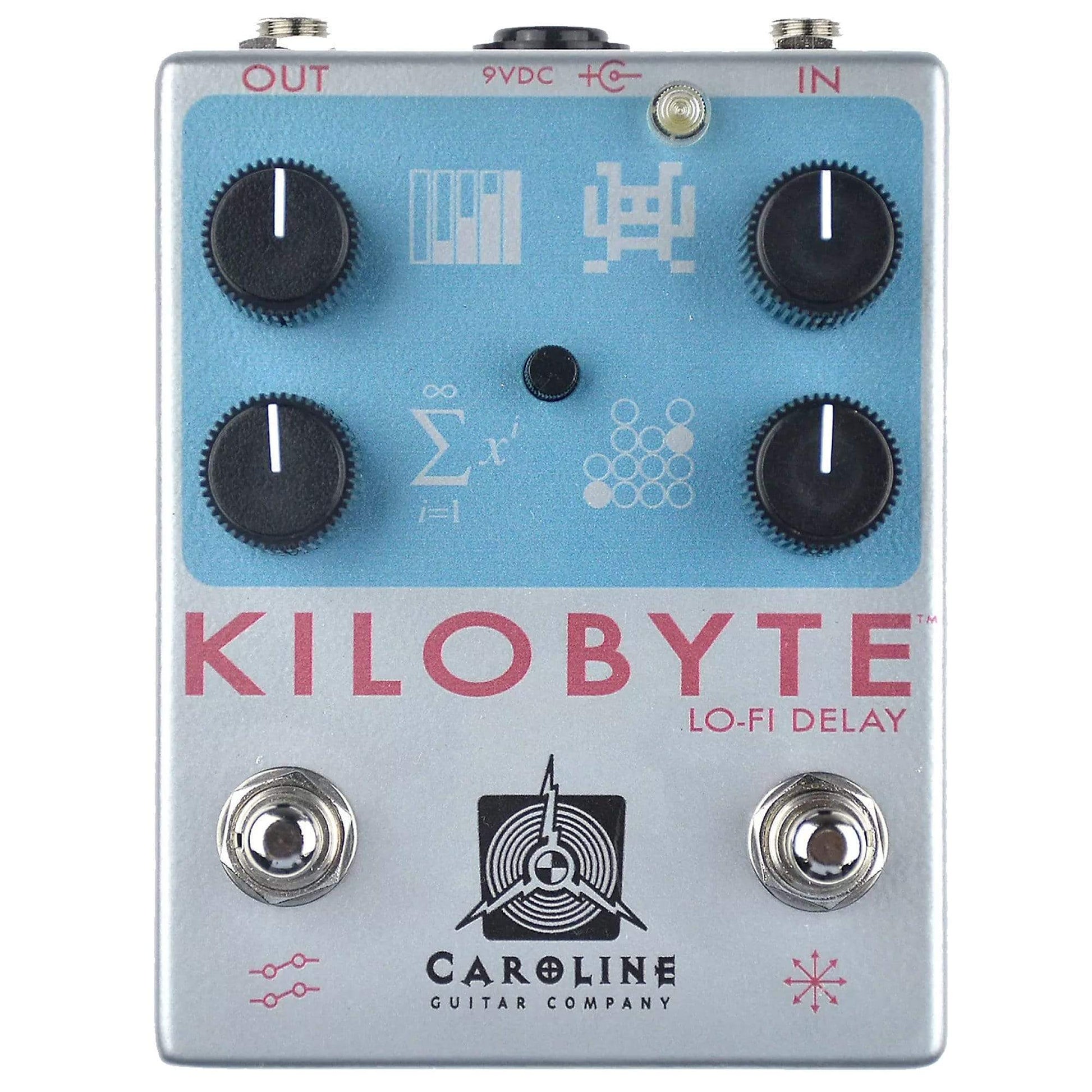 Caroline Kilobyte Lo-Fidelity Digital Delay Throwback Can Limited Edition Bundle w/ Truetone 1 Spot Space Saving 9v Adapter Effects and Pedals / Delay,Effects and Pedals / Fuzz